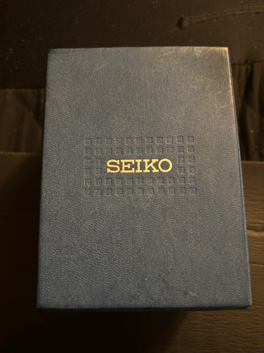 Seiko Gold Rectangular Watch with Brown Leather Band - photo 3
