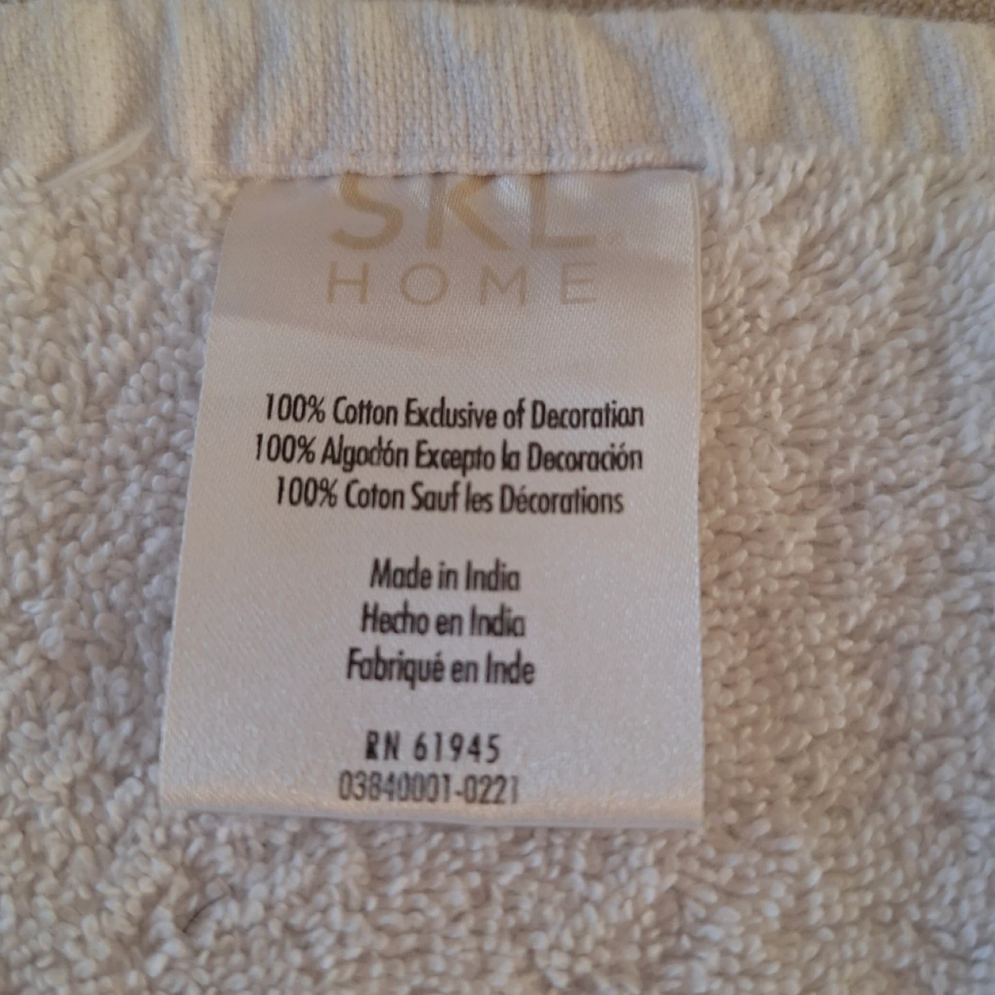 SKL Home Beach Embroidered Hand Towels - Set of 2 - photo 4