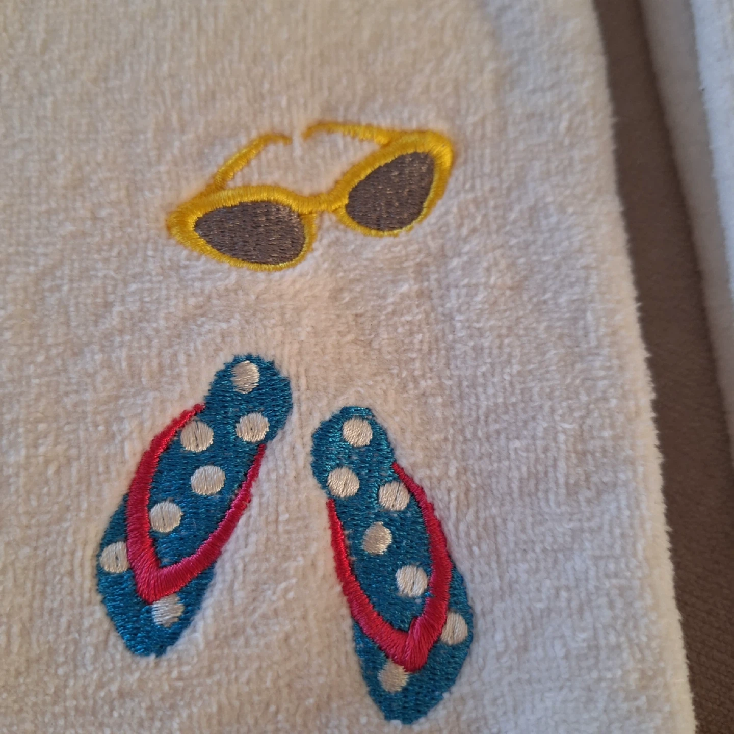 SKL Home Beach Embroidered Hand Towels - Set of 2 - photo 2