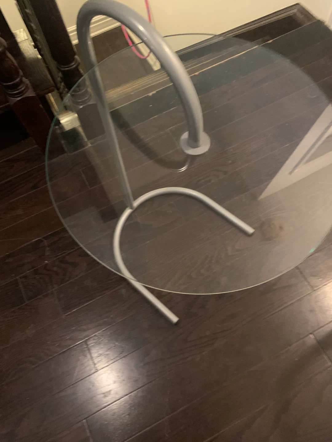 Glass Top Side Table