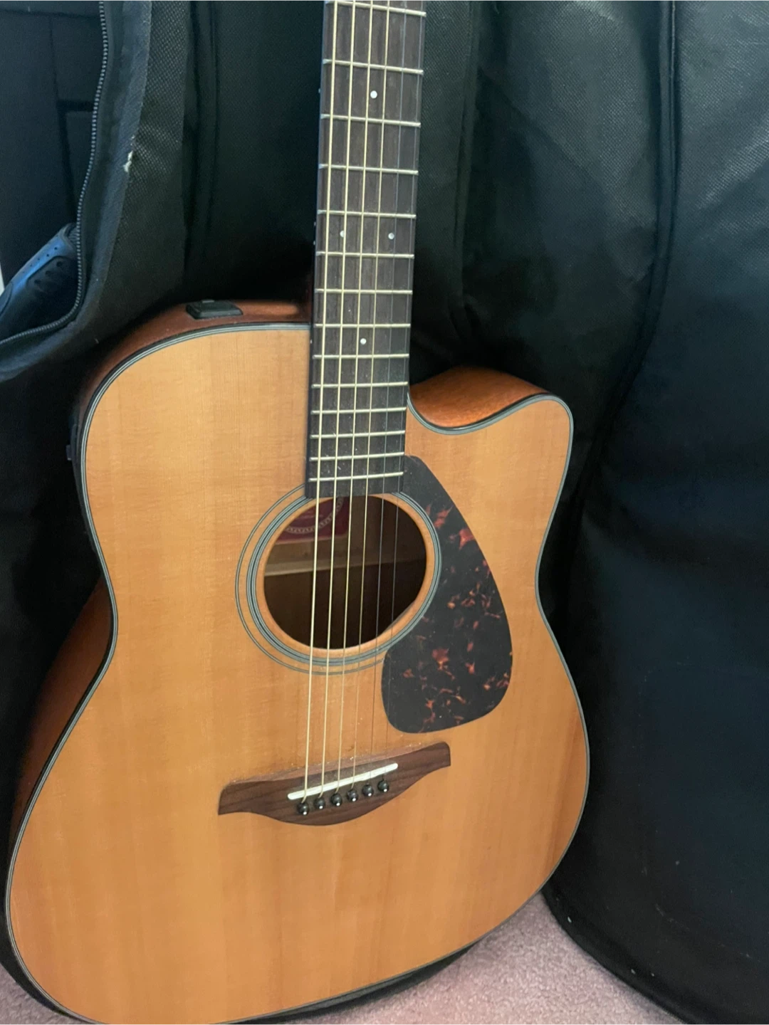 Yamaha FGX700SC Acoustic Guitar - photo 2