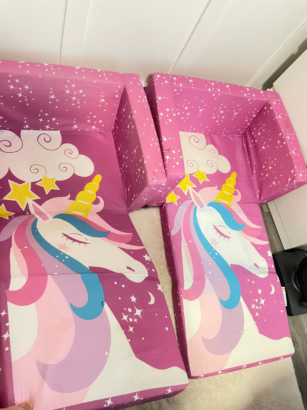 Unicorn Kids Foam Sofa Chairs - Pink - photo 2