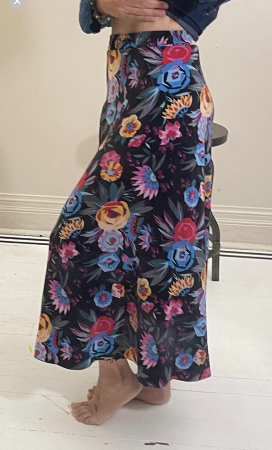 Tucker Floral Print Maxi Skirt - Size M - photo 3