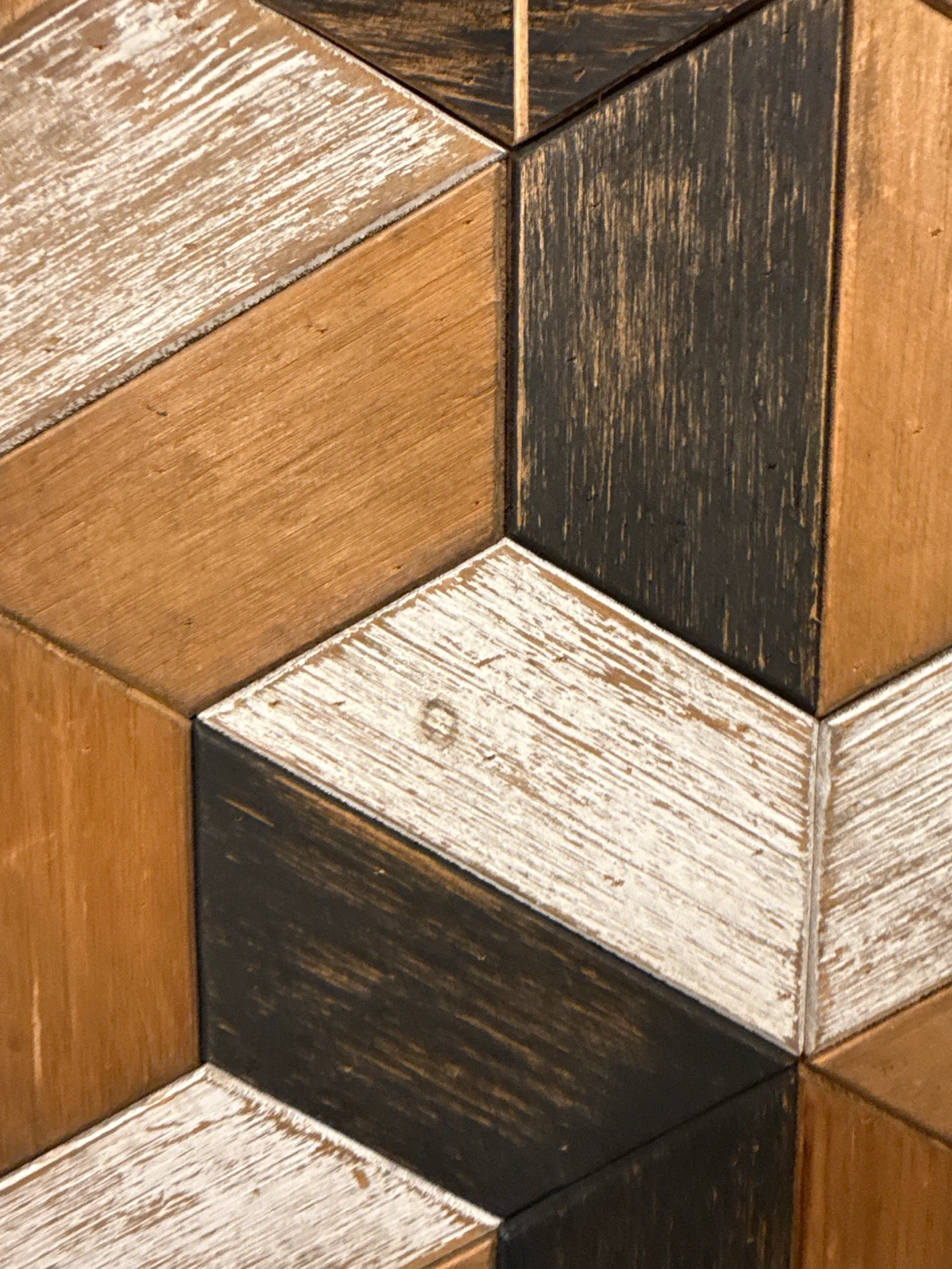 Geometric Wood Wall Art - photo 2