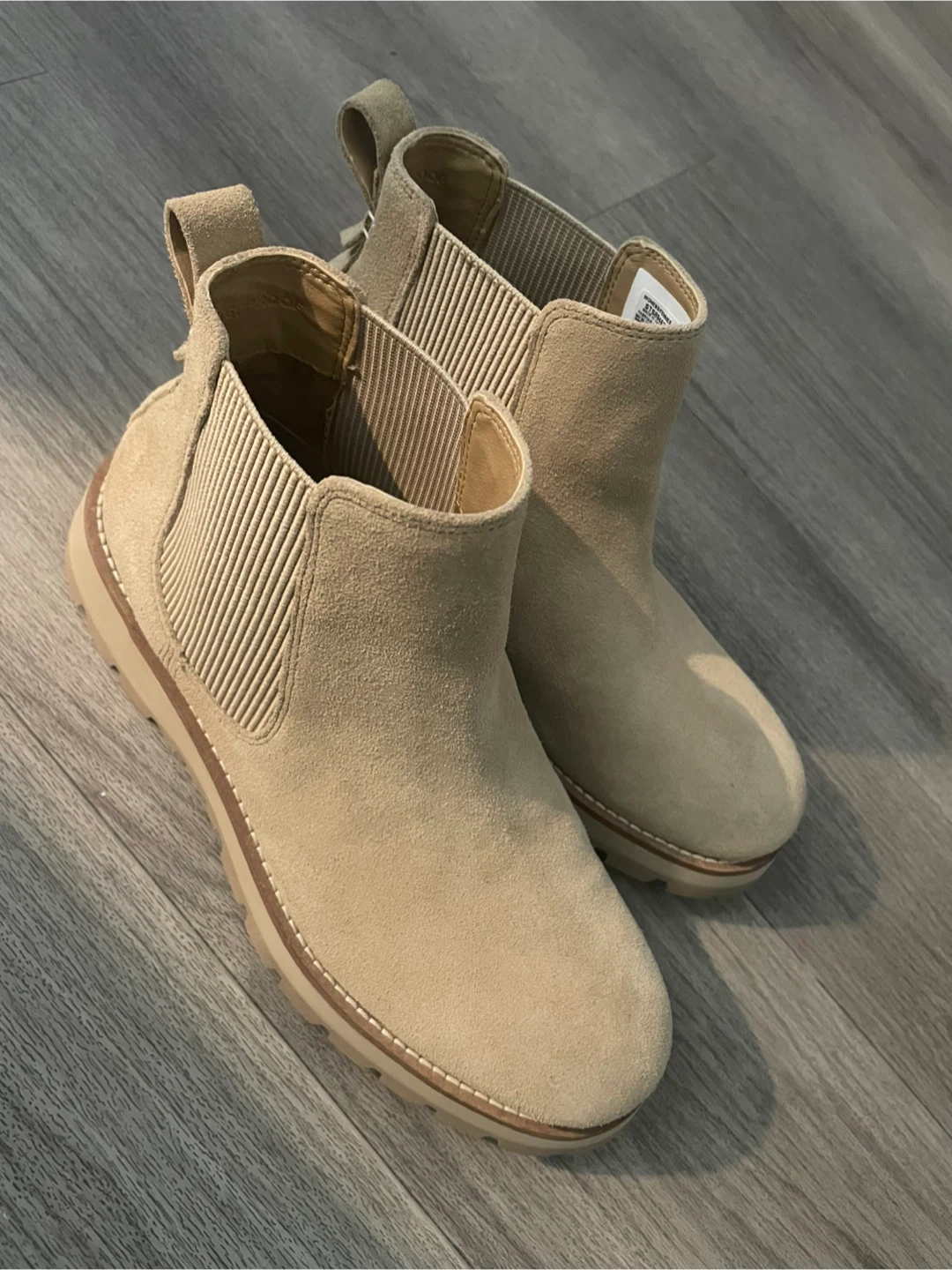 Sperry STS89452 Women's Tan Chelsea Boots - Size 9.5