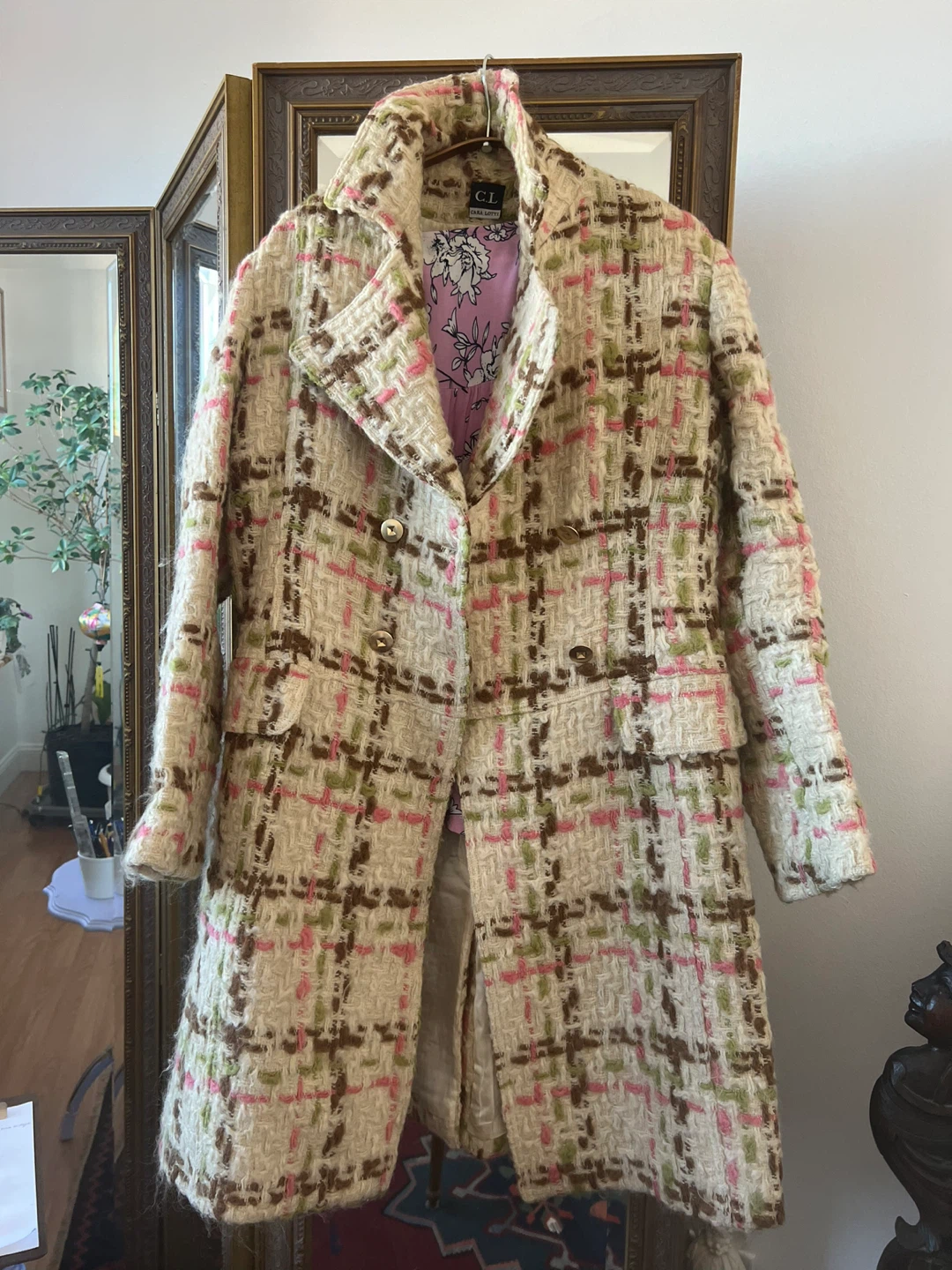 C.L. Cream Tweed Coat