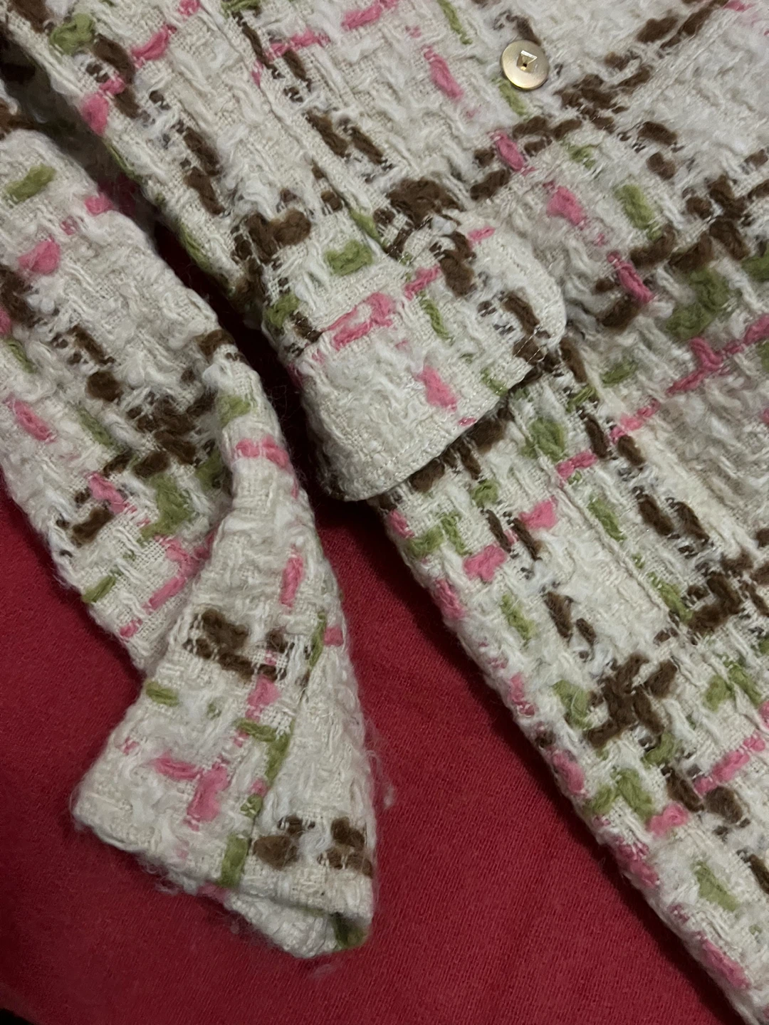 C.L. Cream Tweed Coat - photo 3