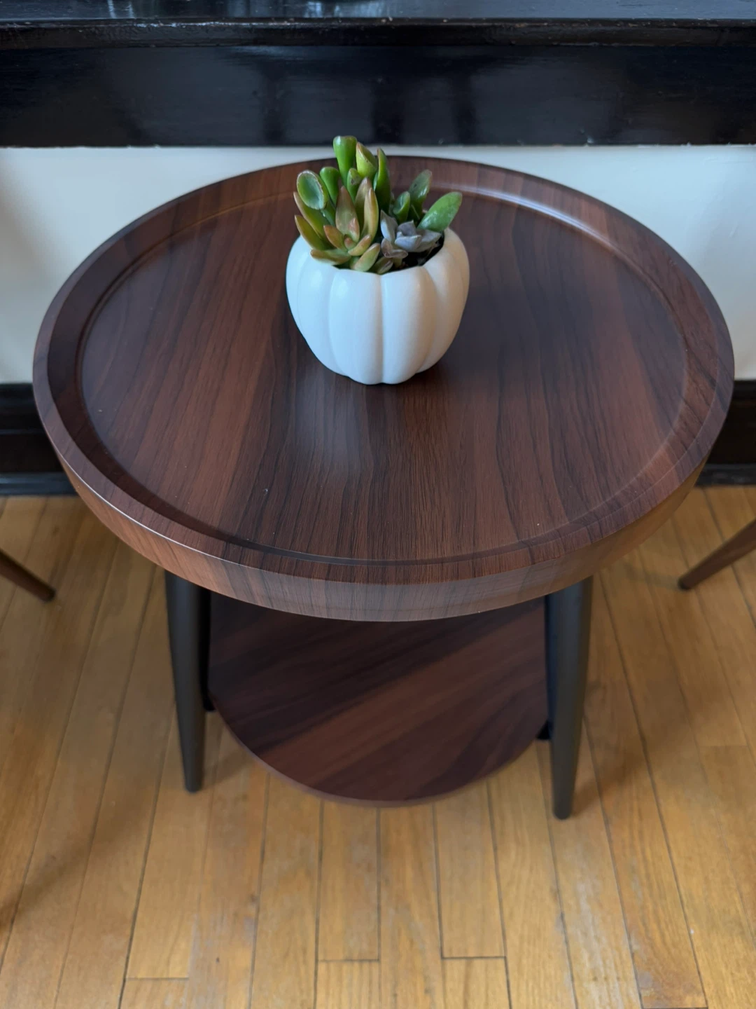 Coffee Table (Round Wood Side Table) - photo 3