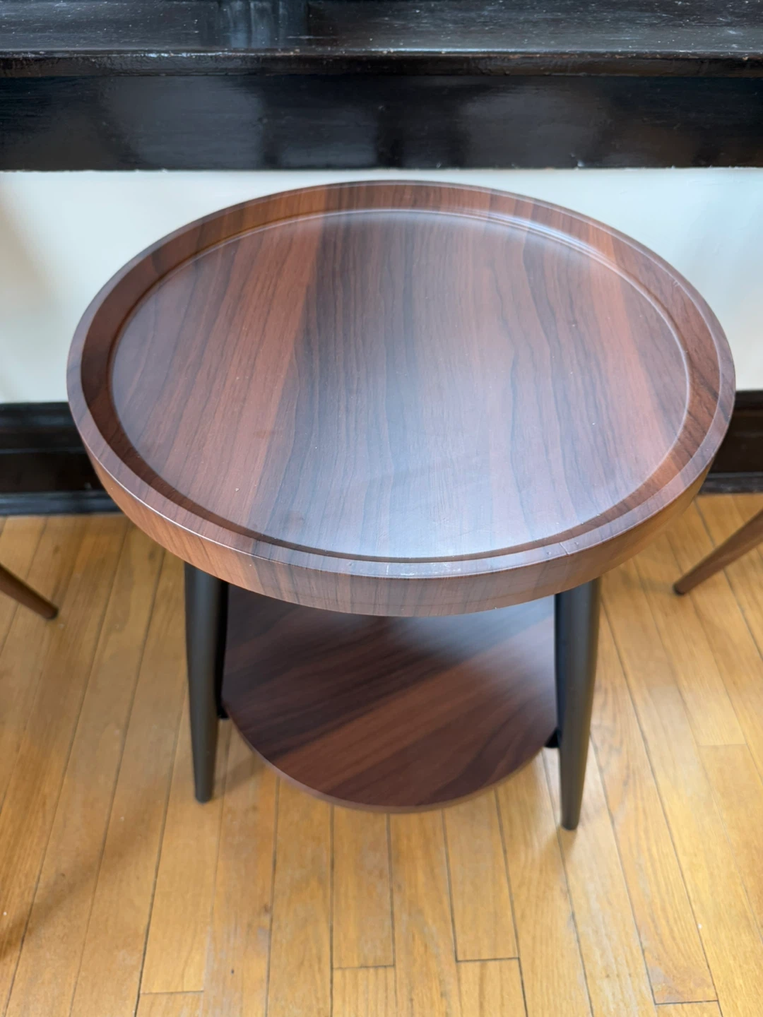 Coffee Table (Round Wood Side Table)