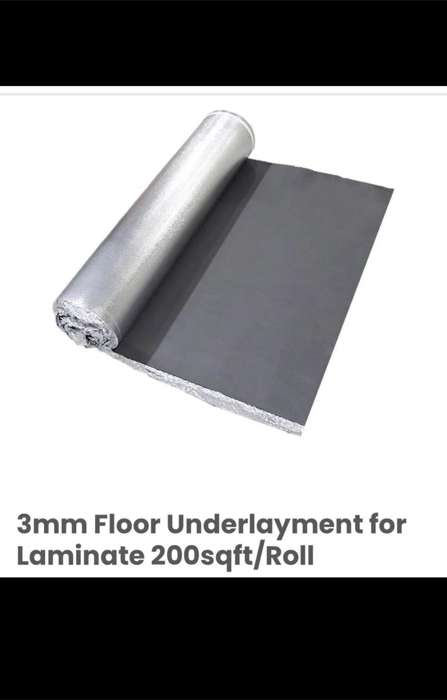 Super EVA Foam Premium Floor Underlayment - New