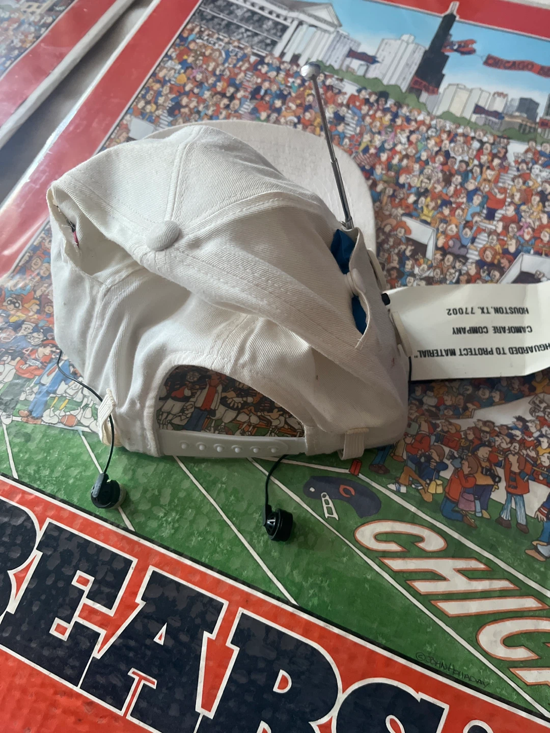 Vintage Chicago Bears Radio Hat - photo 2