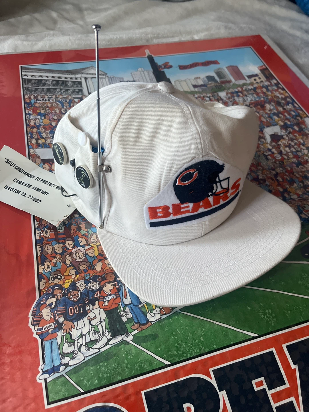 Vintage Chicago Bears Radio Hat