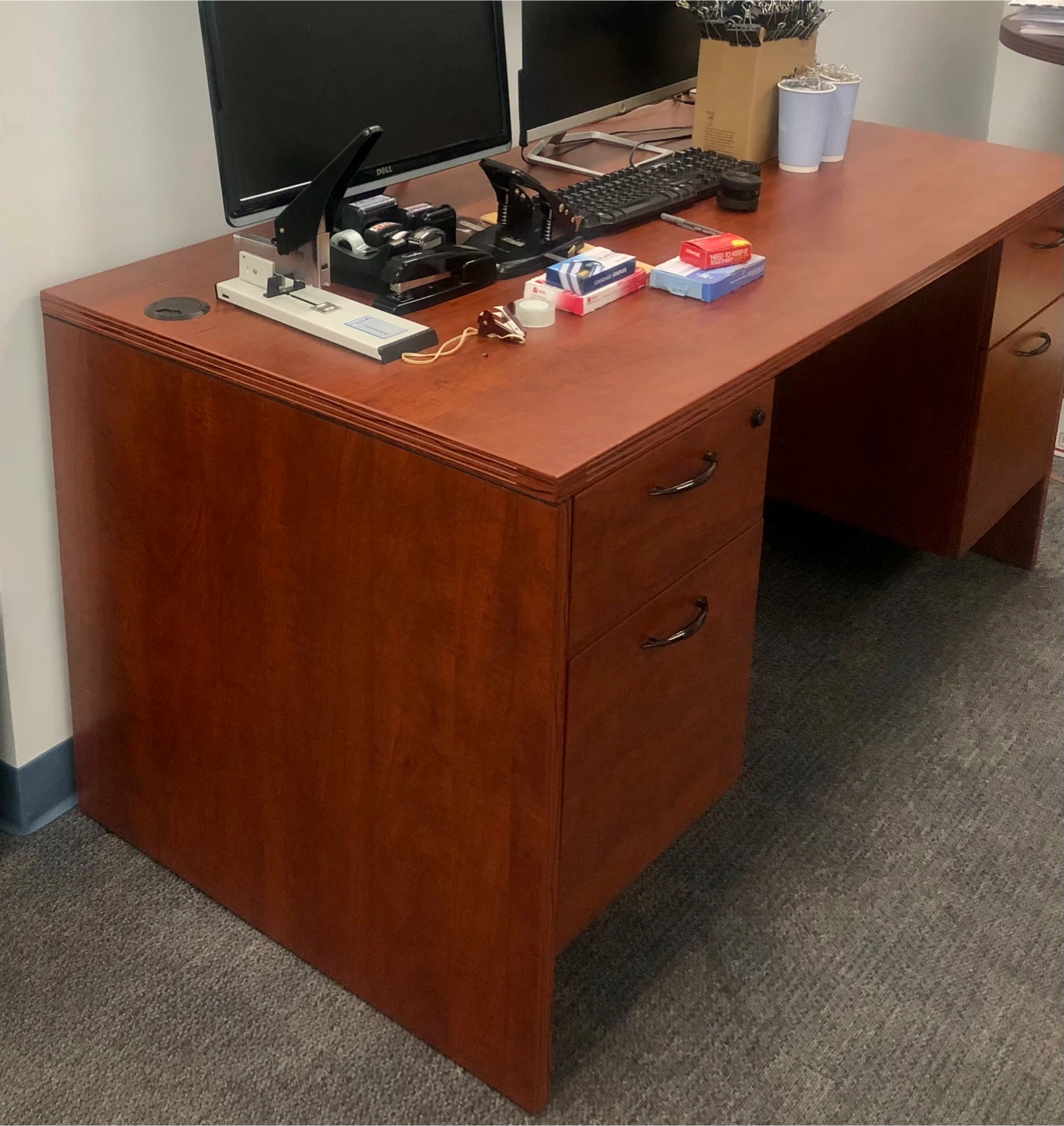 Office Desk with Drawers - photo 2