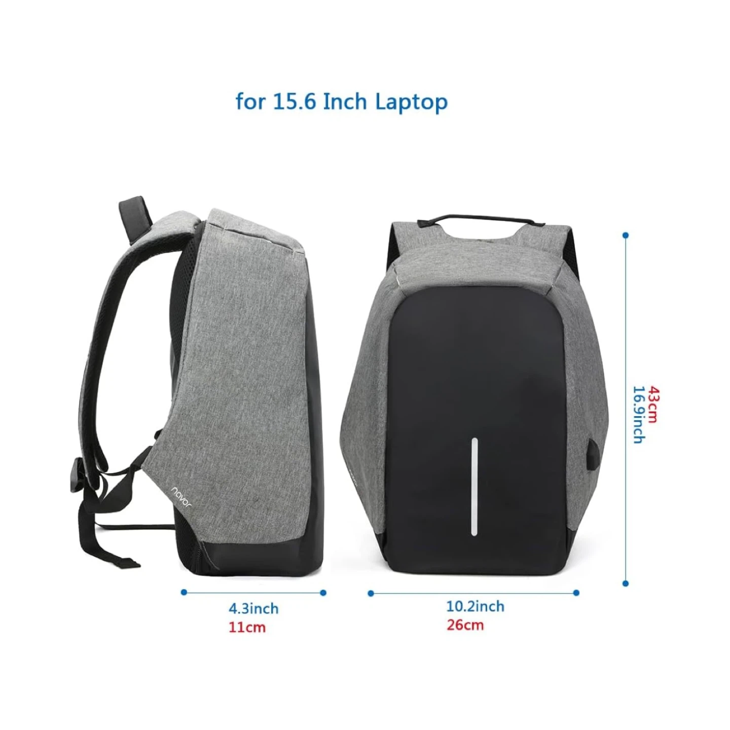 Anti-Theft Laptop Backpack 15.6 inch - photo 4