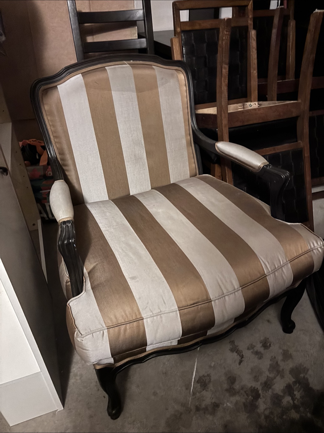 Striped Armchair