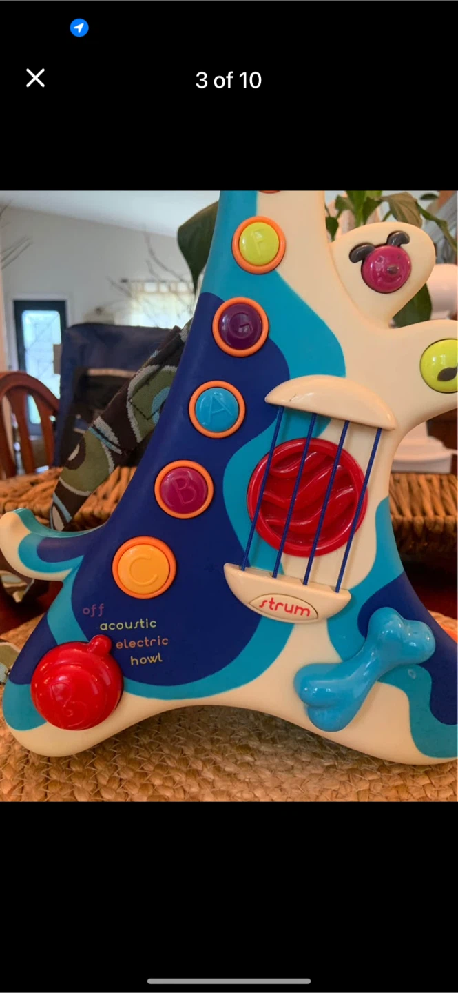 B. WOOFER HOUND DOG TODDLER MUSICAL GUITAR - photo 2