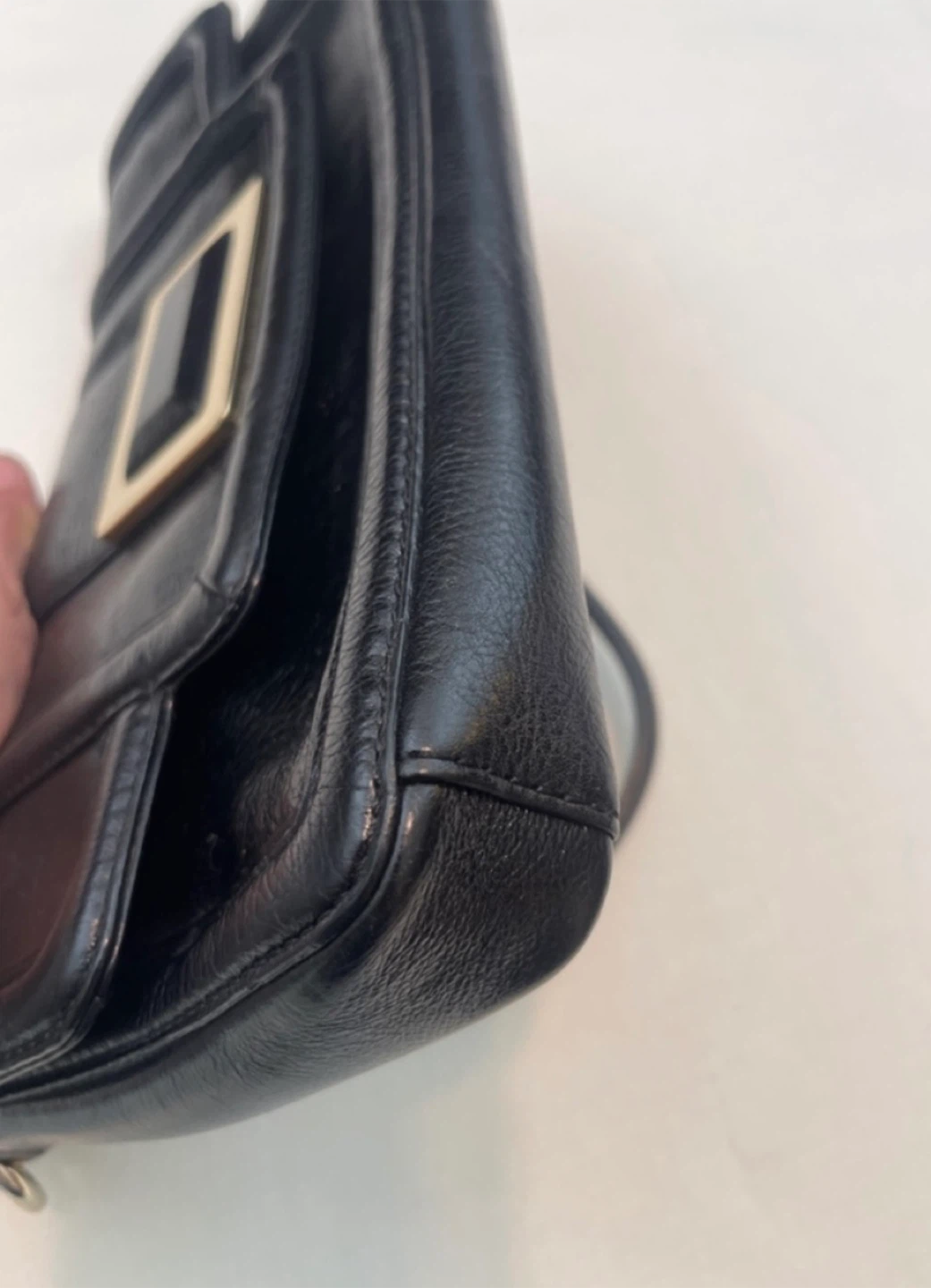 Banana Republic Black Leather Shoulder Bag - photo 5