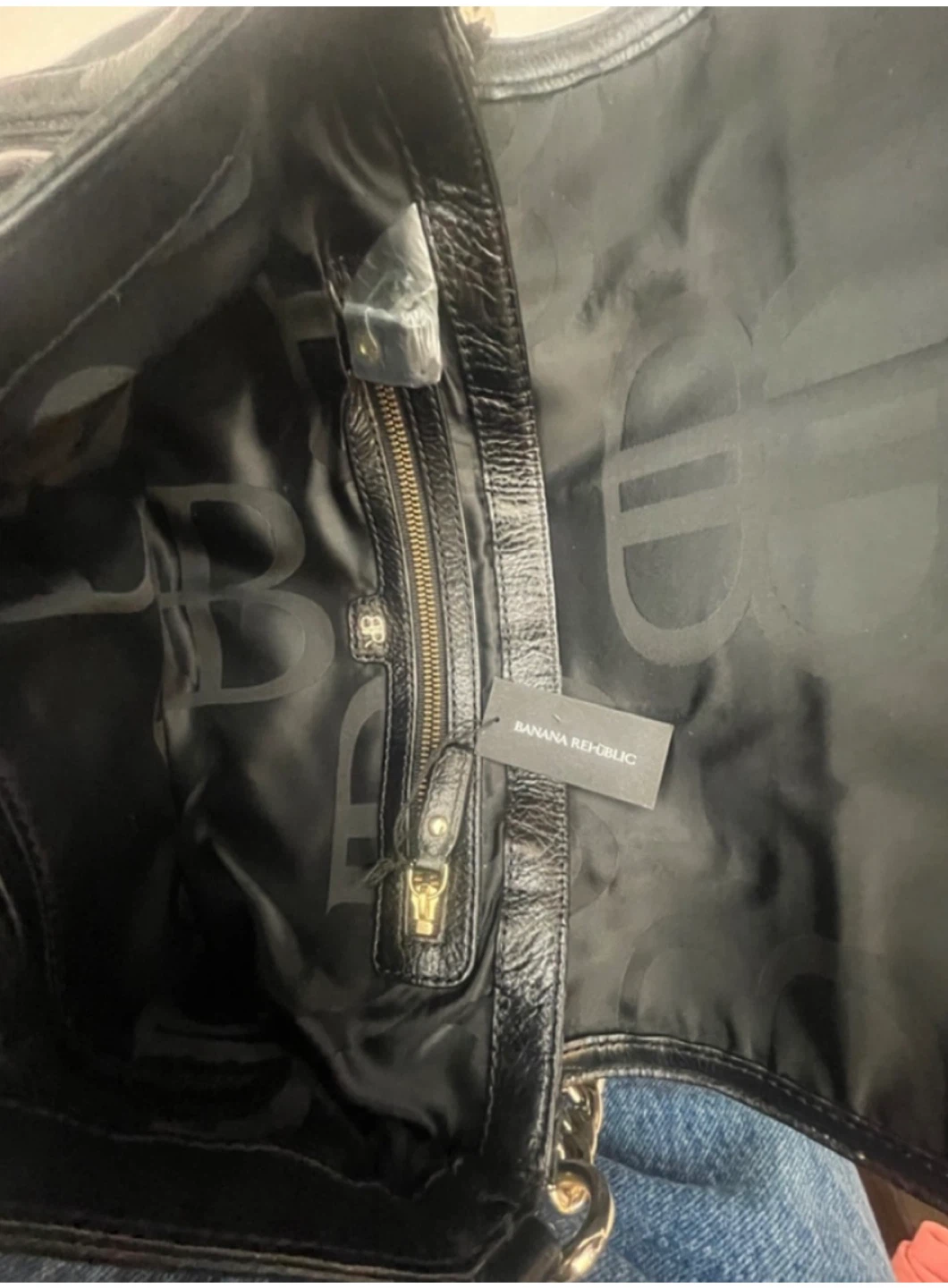 Banana Republic Black Leather Shoulder Bag - photo 4