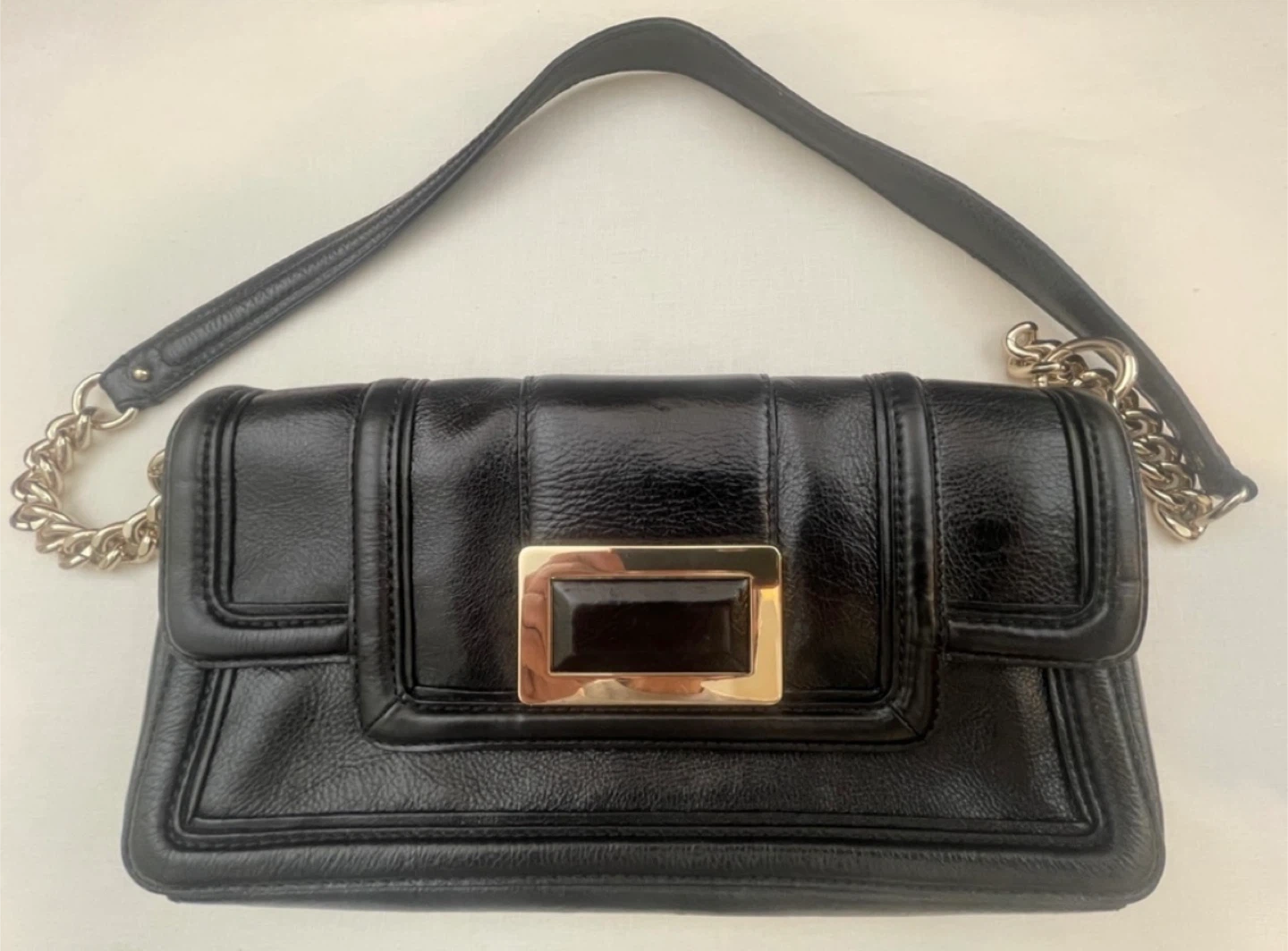 Banana Republic Black Leather Shoulder Bag