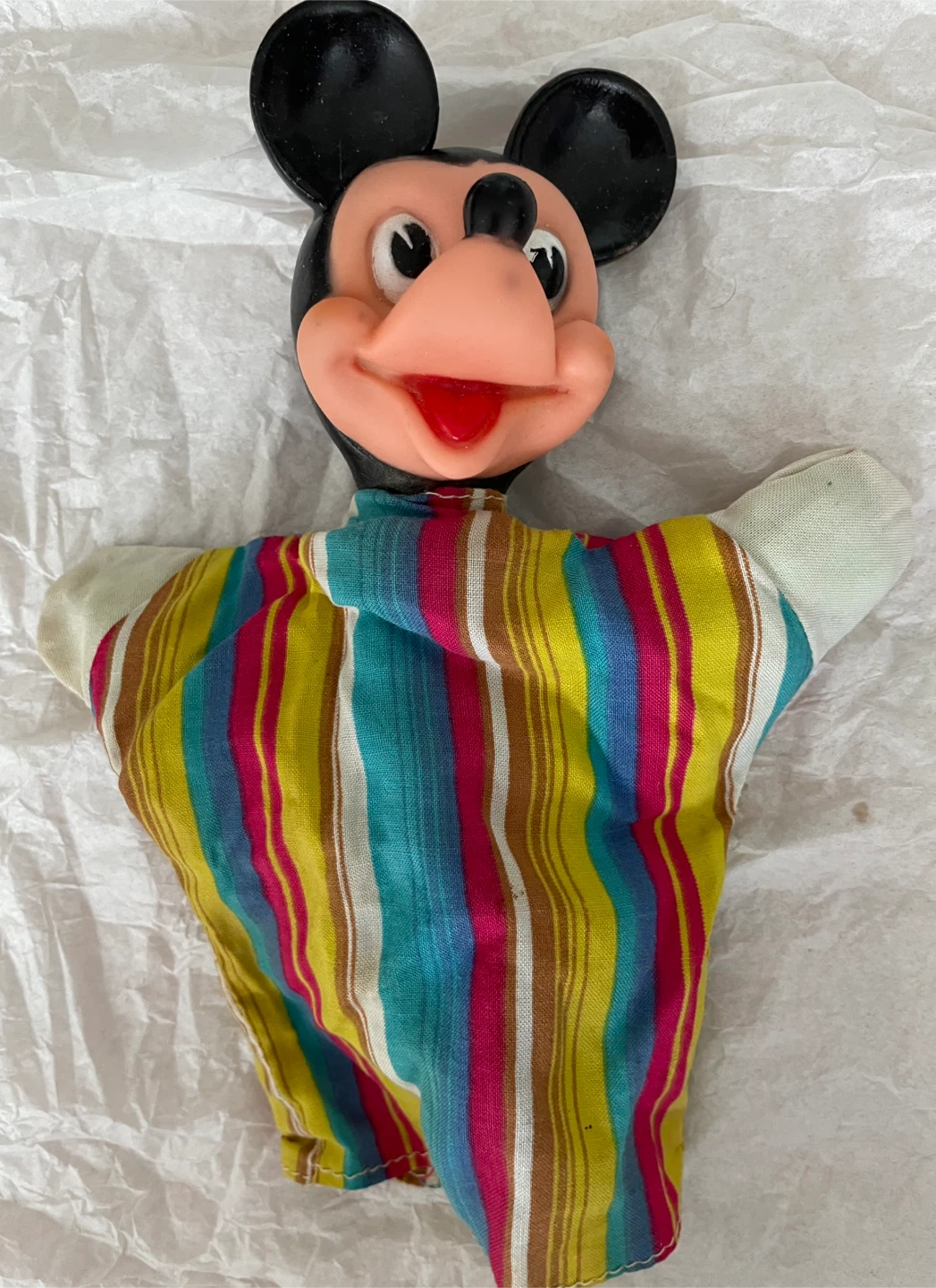 Antique 1960’s Walt Disney Mickey Mouse Hand Puppet