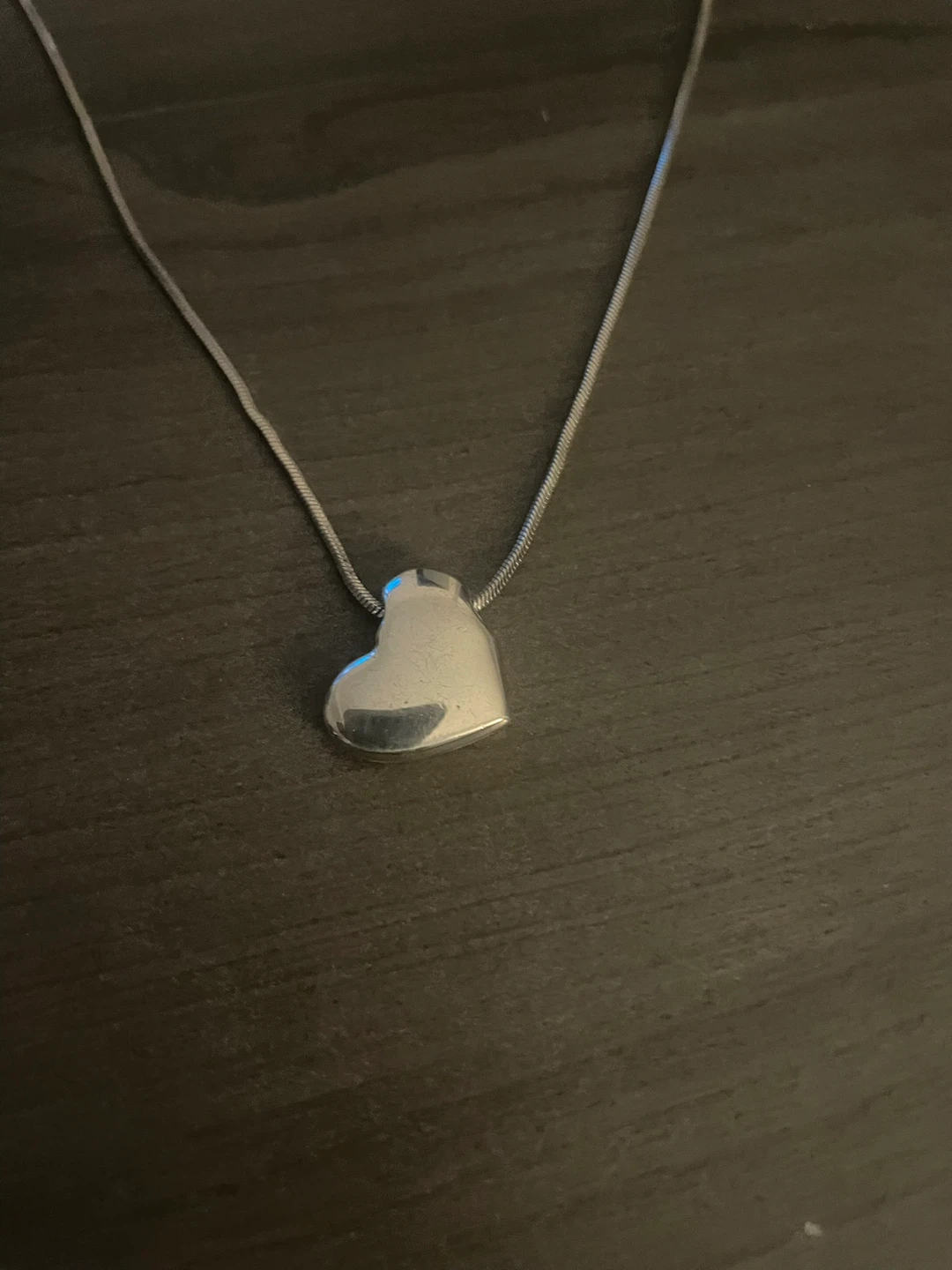 Silver Heart Pendant Necklace - photo 2
