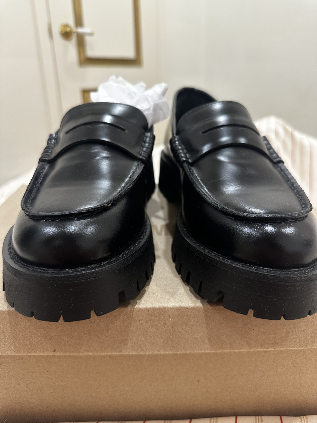 Steve Madden Langsten Black Loafers - Size 9.5 - photo 4