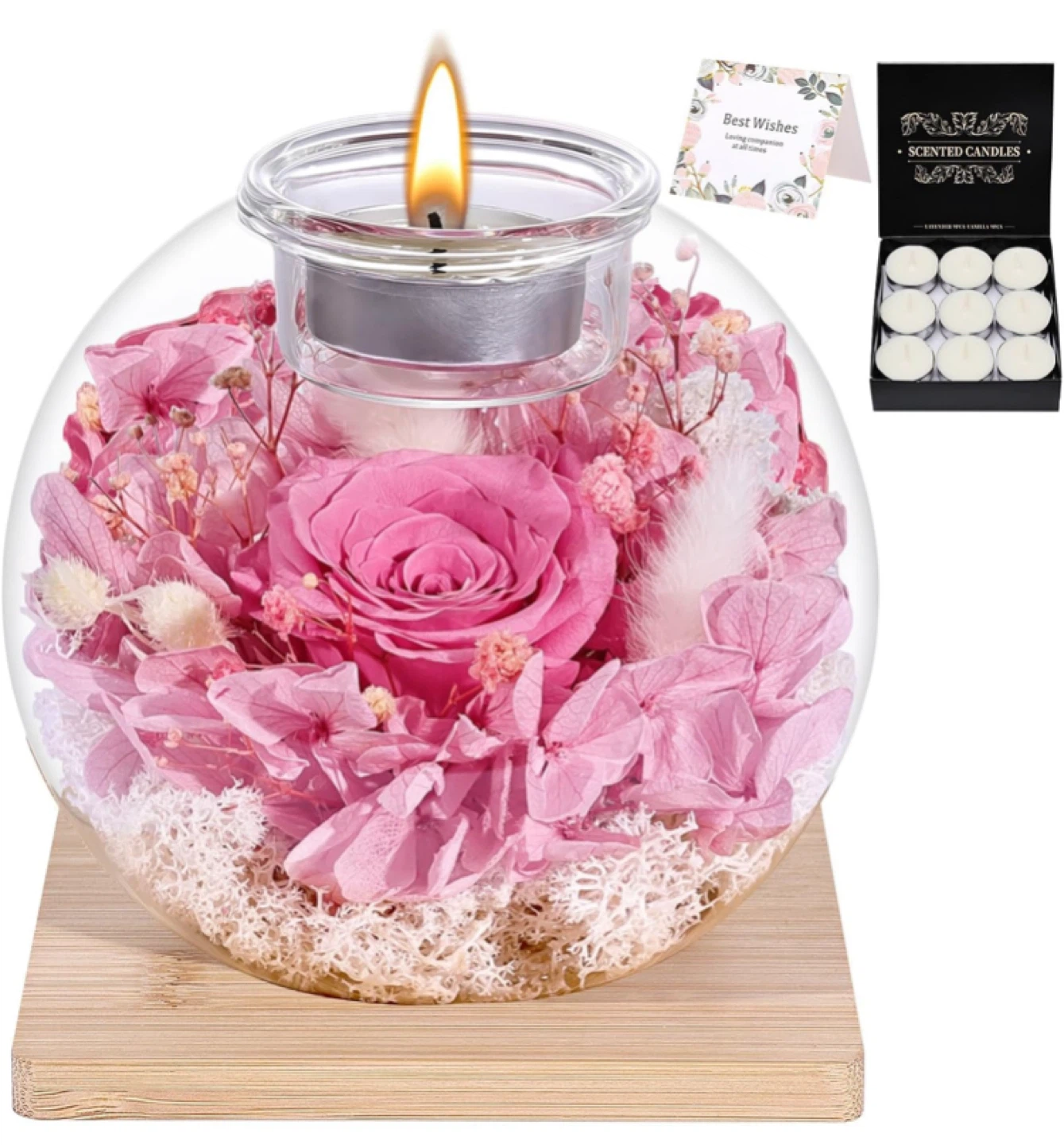 Theeternal Rose & Scented Candles