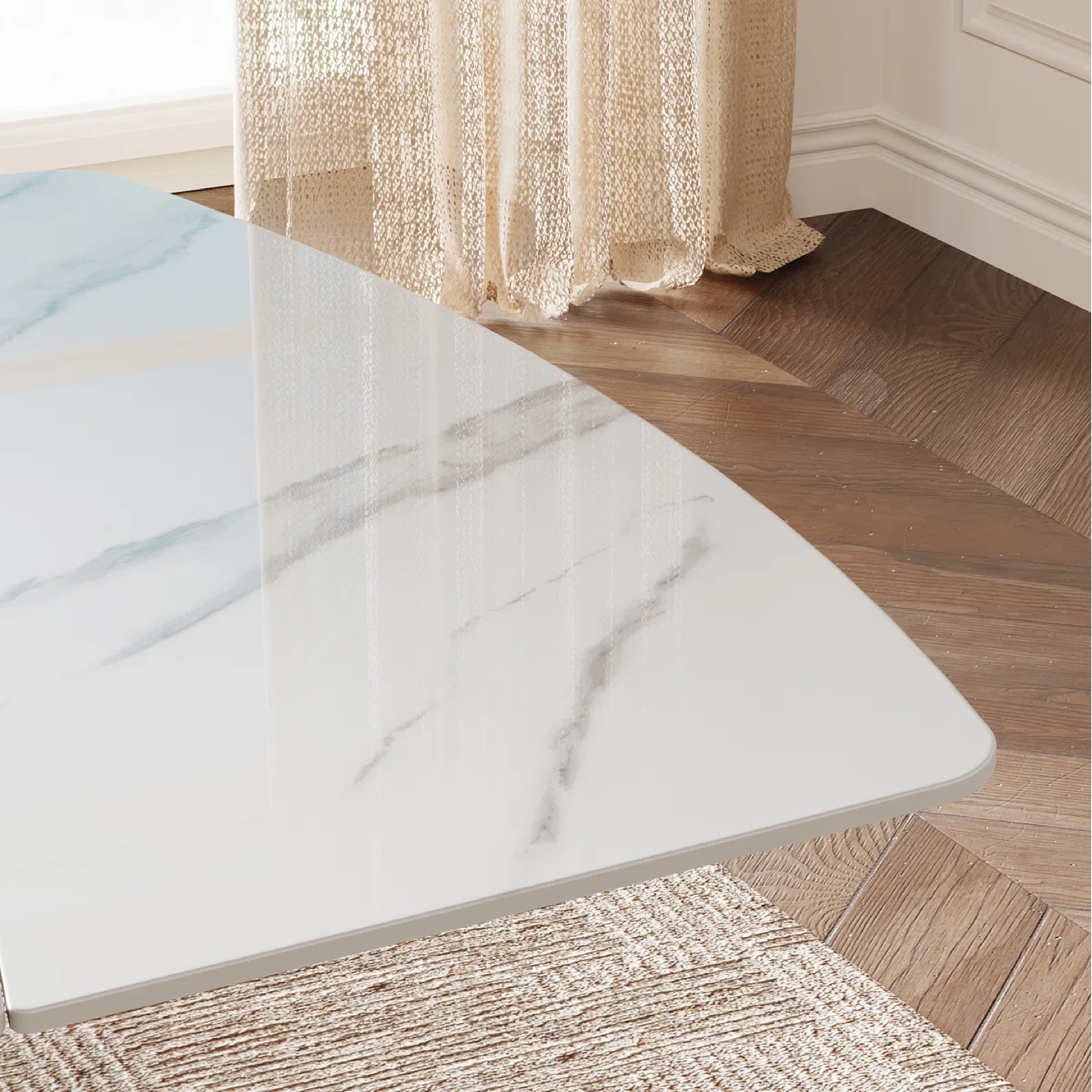 New marble Dining Table with - photo 4