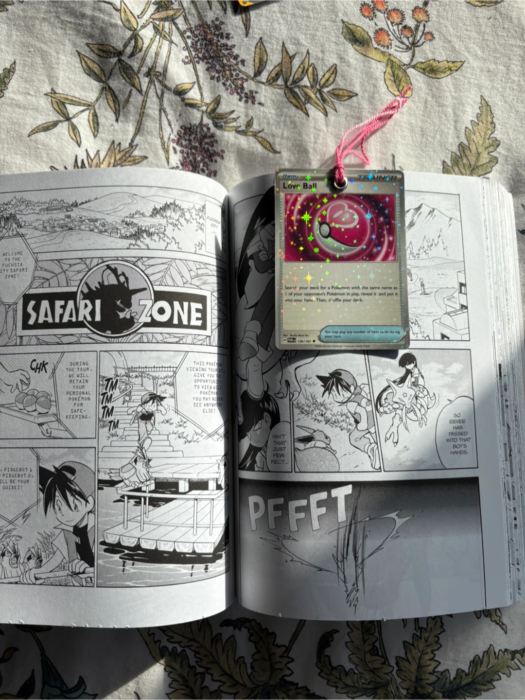 POKEMON CARD BOOKMARK! LOVE BALL *CUSTOM/HANDMADE - photo 2
