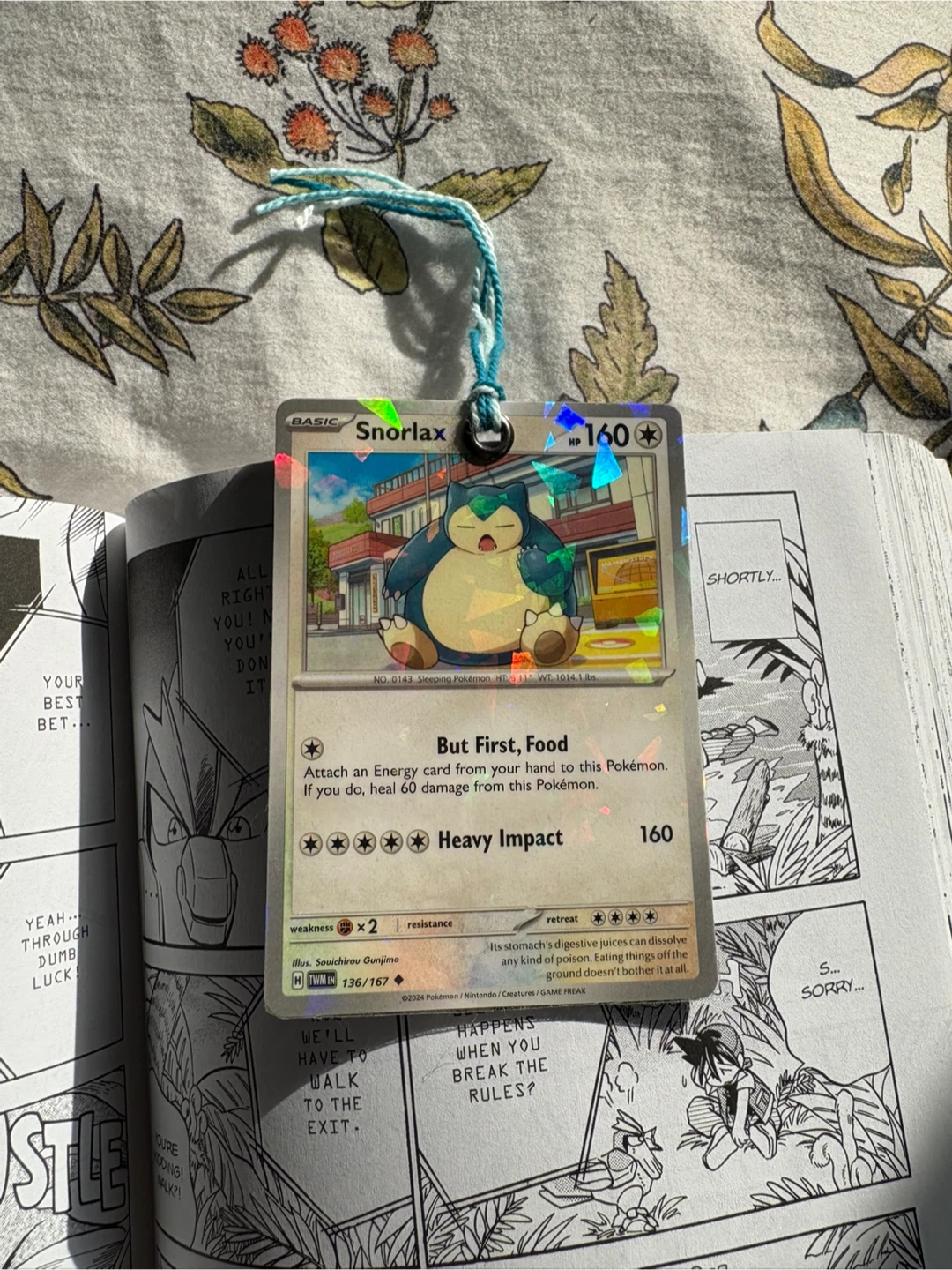 POKEMON CARD BOOKMARKS! SNORLAX *CUSTOM/HANDMADE - photo 2