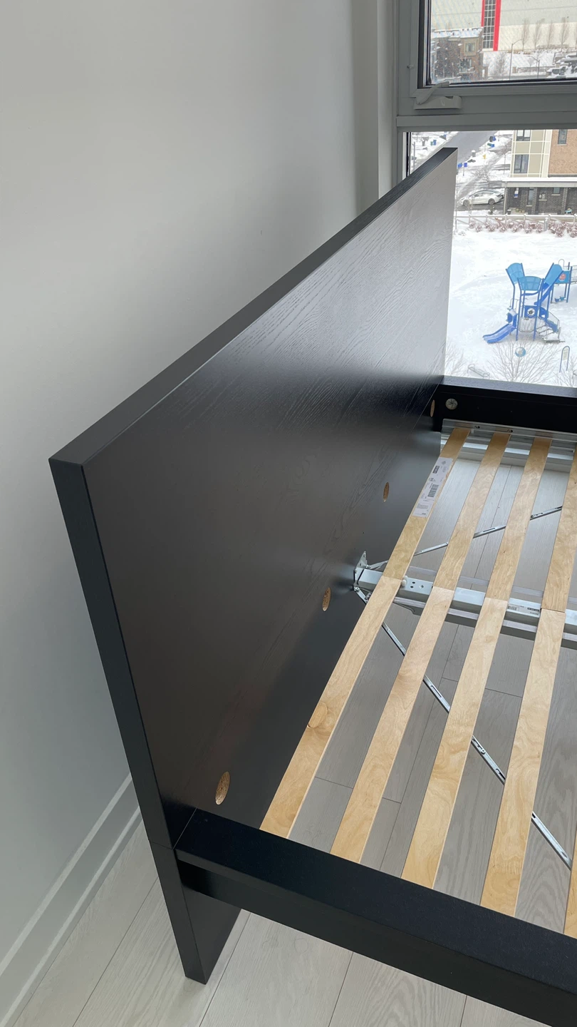 IKEA Black Bed Frame - photo 3