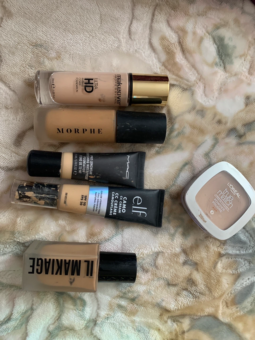 Mixed Lot: Makeover, Morphe, MAC, e.l.f., L'Oreal, IL Makiage