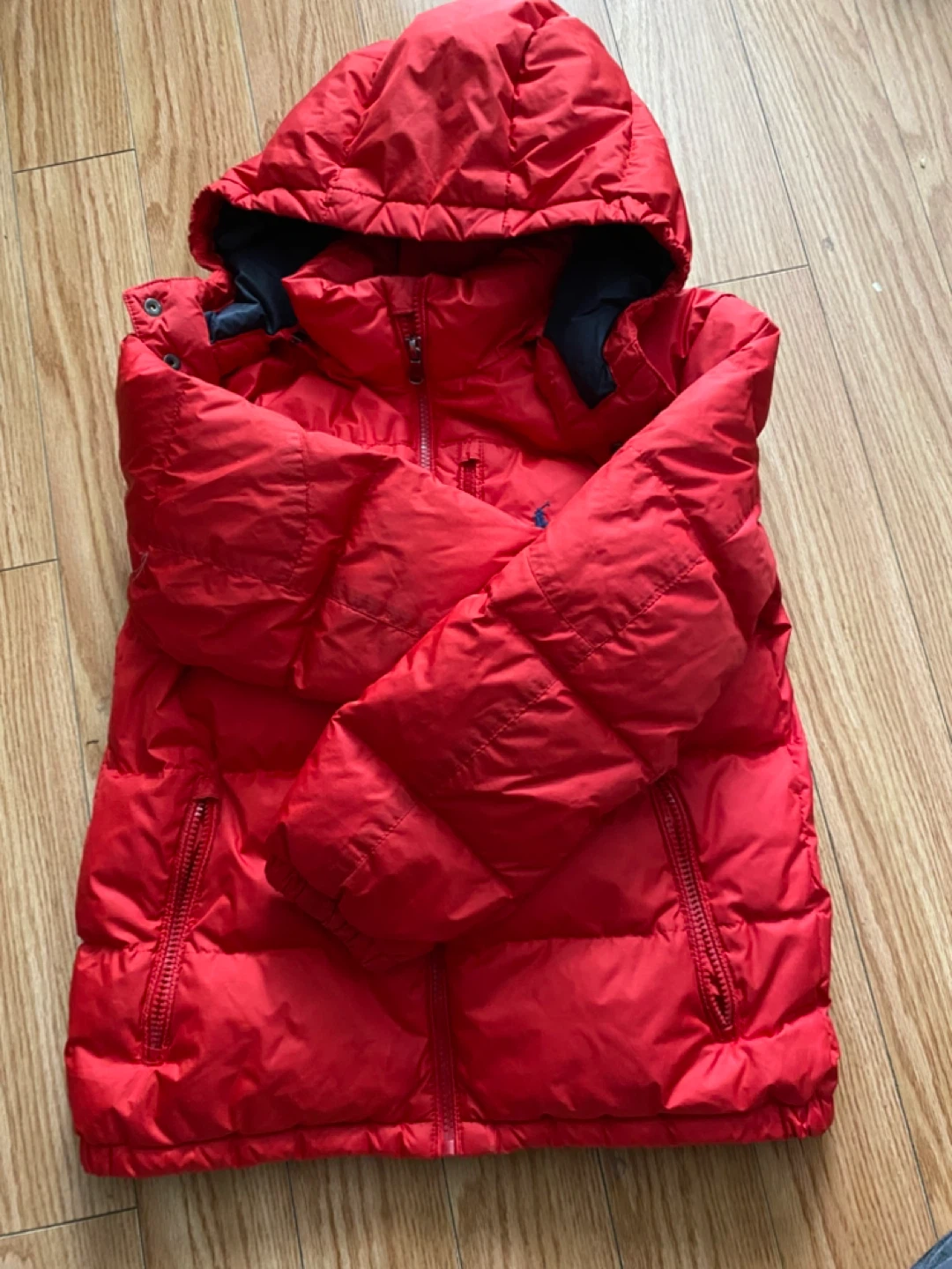 Ralph Lauren Red Down Puffer Kids Jacket