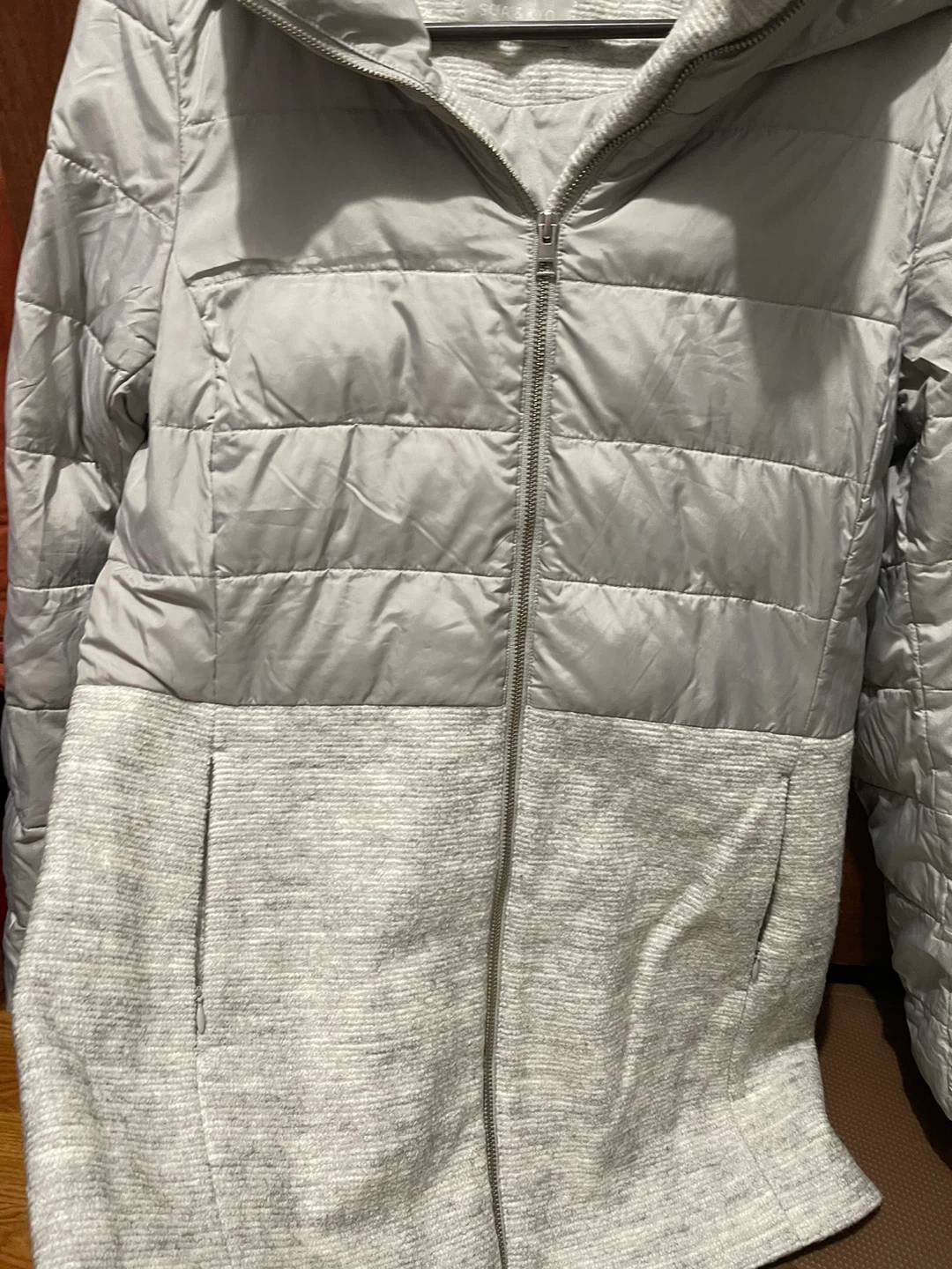 Soia & Kyo Down Puffer Coat - Light Grey - photo 3