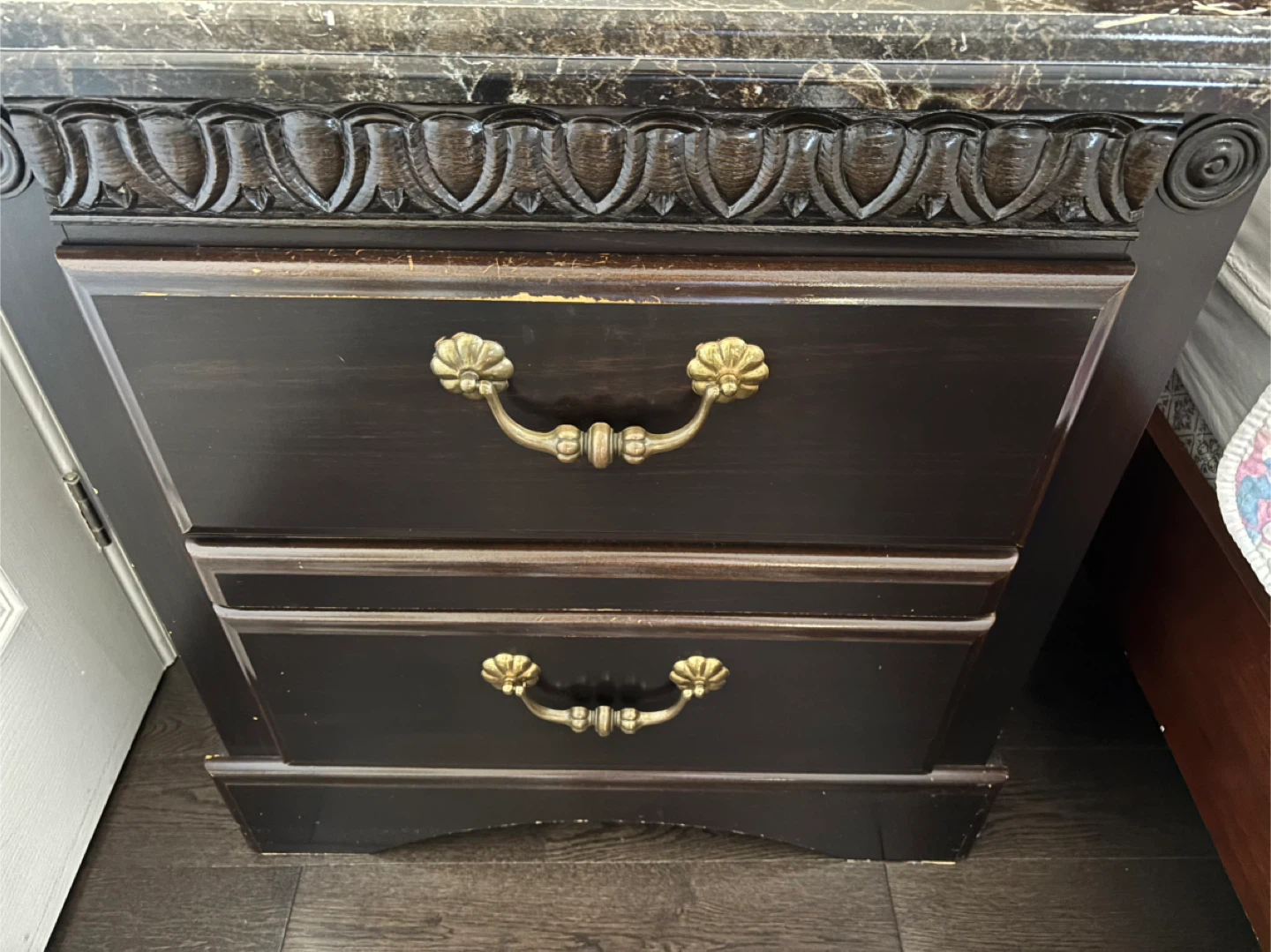2 Brown Nightstand - photo 4