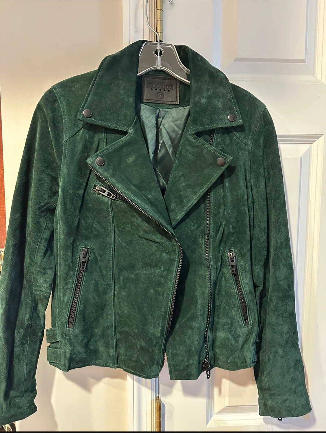 [BLANKNYC] Evergreen Suede Moto Jacket - XS