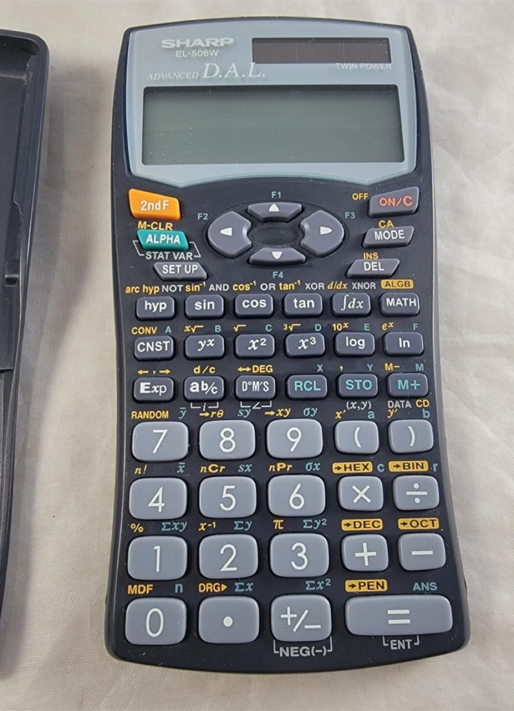 Sharp EL-506W Calculator with case