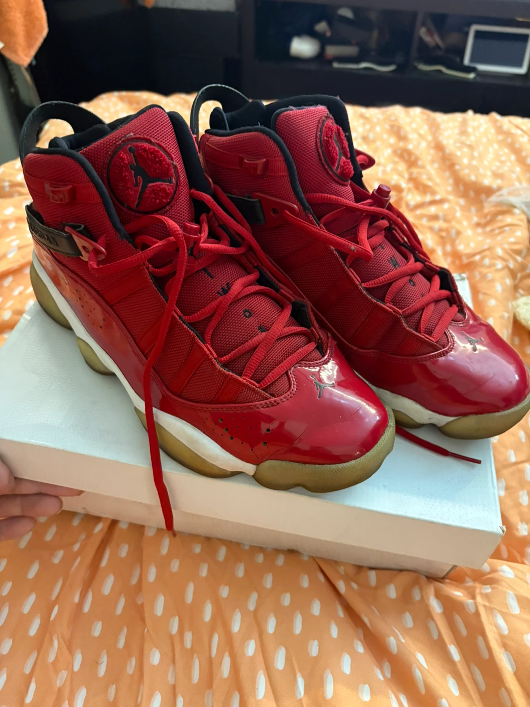 Air Jordan 6 Rings Red - Size Unknown