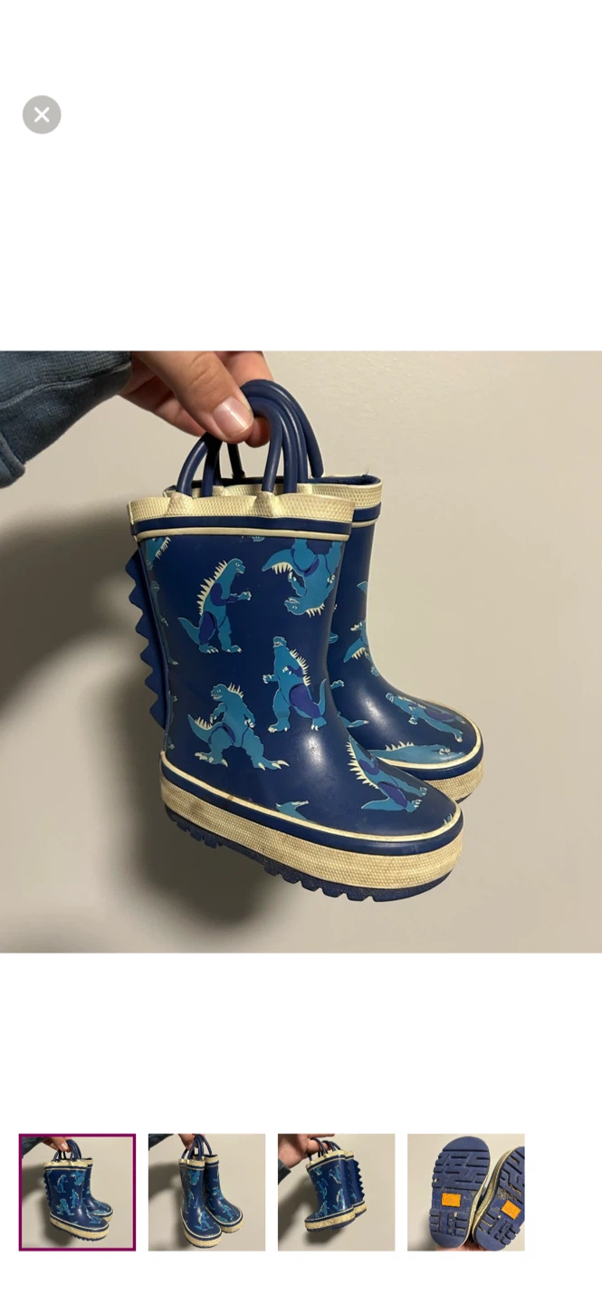 Joe Fresh Kids Dinosaur Rain Boots