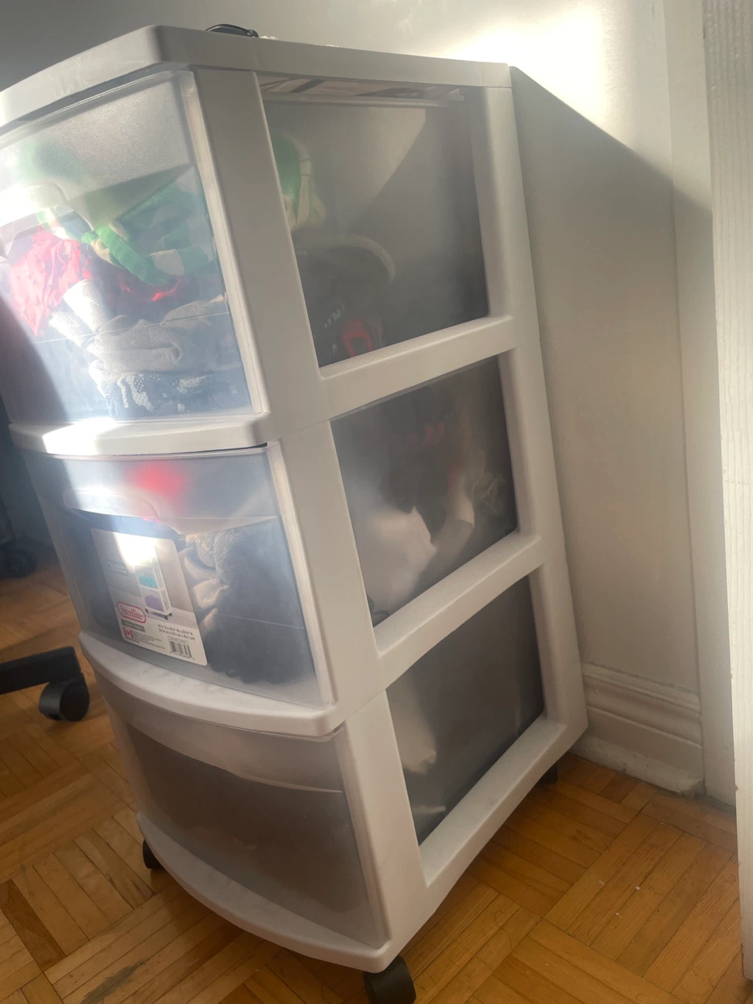 Sterilite 3-Drawer Wide Cart - photo 2