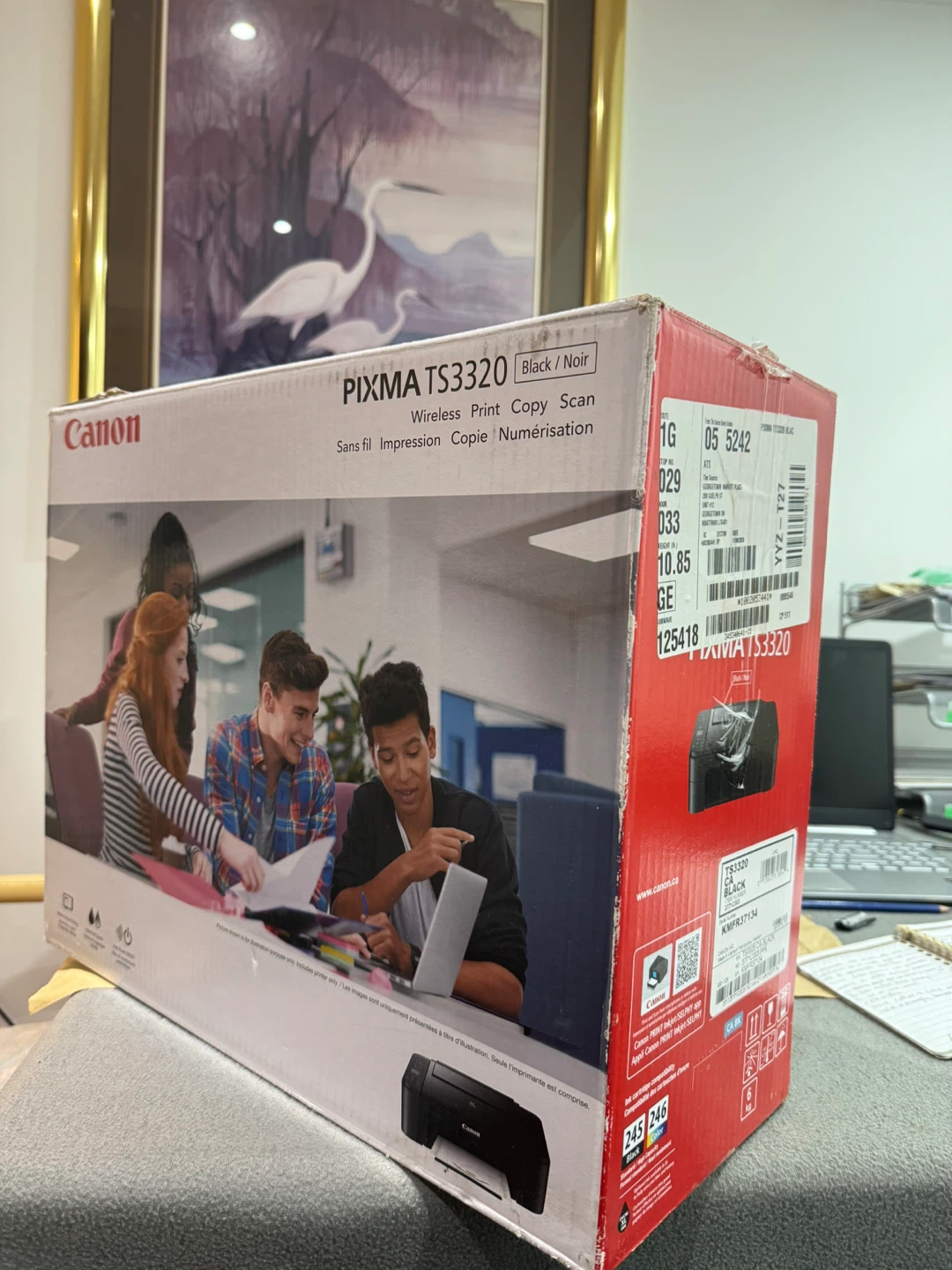 Canon PIXMA TS3320 Black Printer - New in Box! - photo 2