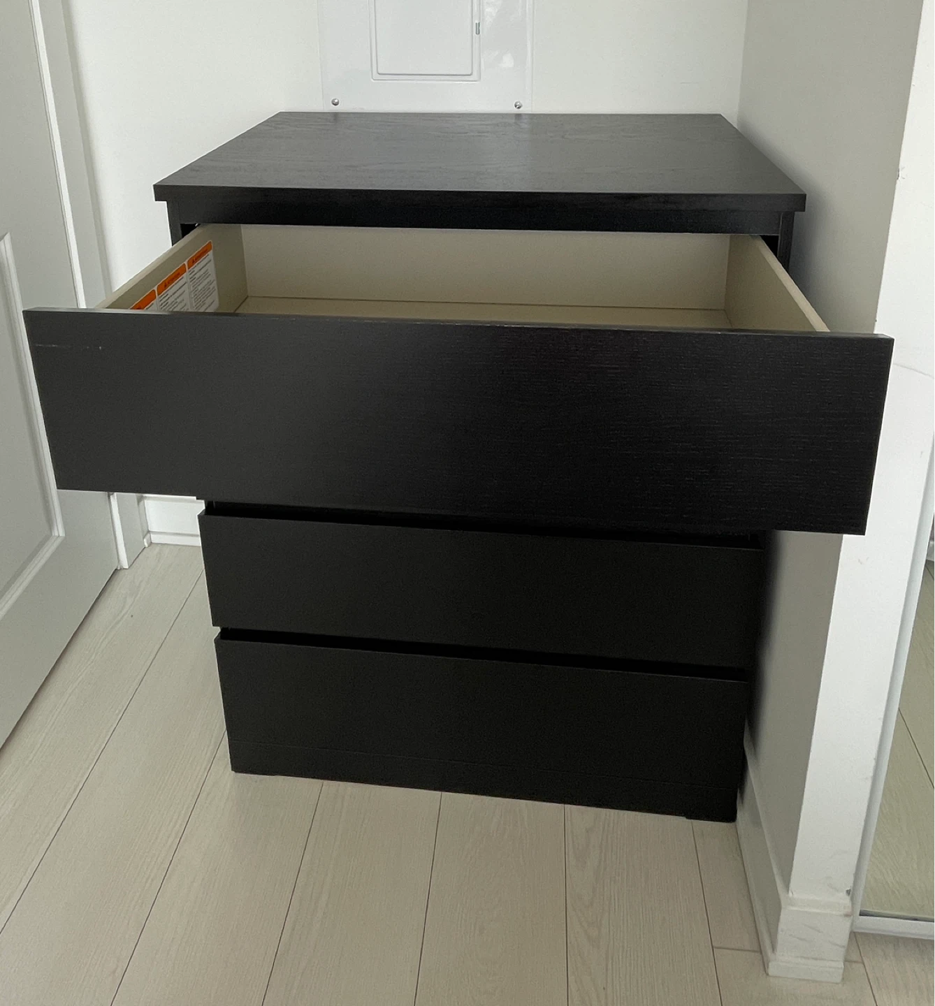 IKEA Black-Brown 4-Drawer Dresser - photo 5