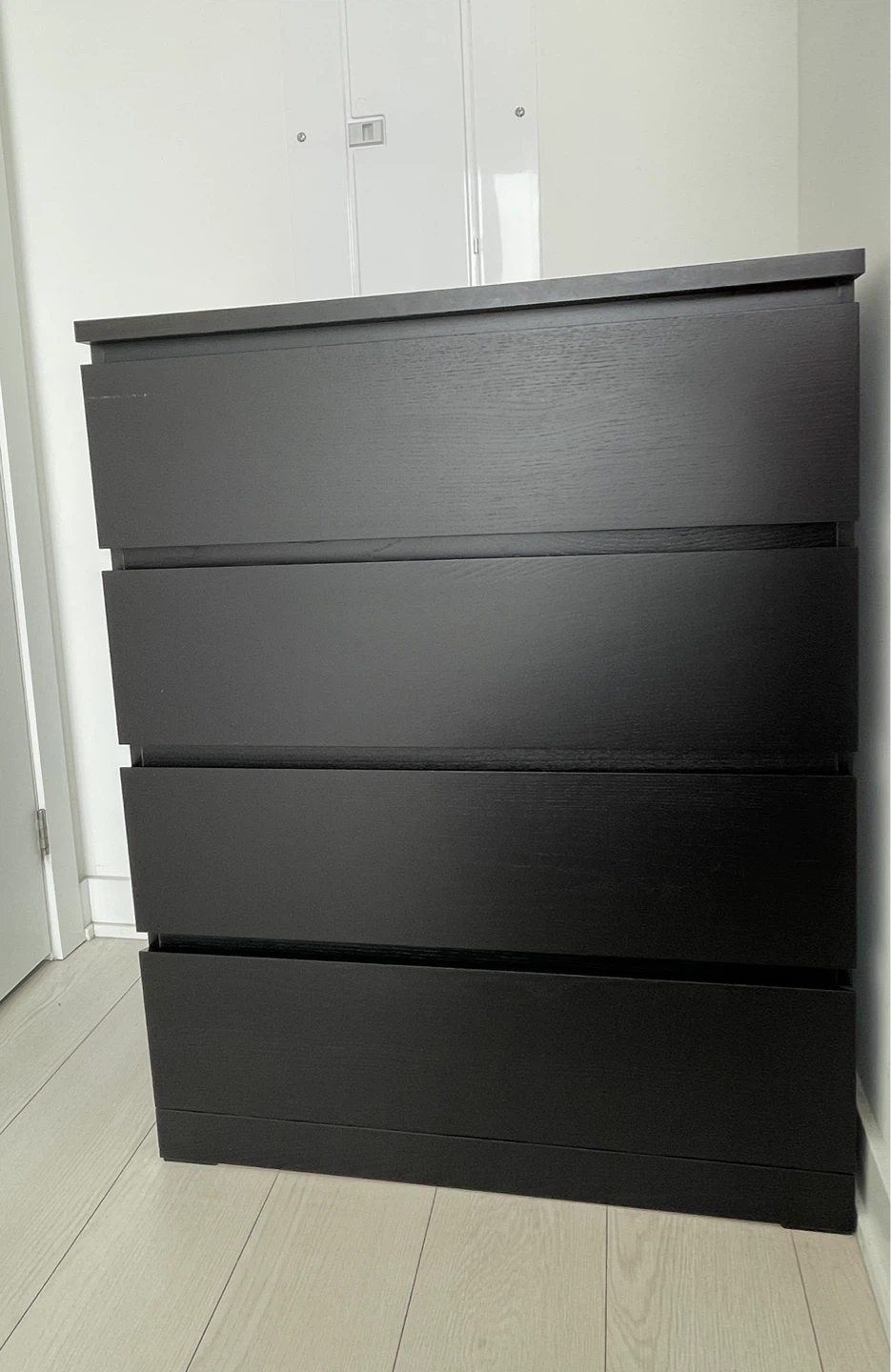 IKEA Black-Brown 4-Drawer Dresser