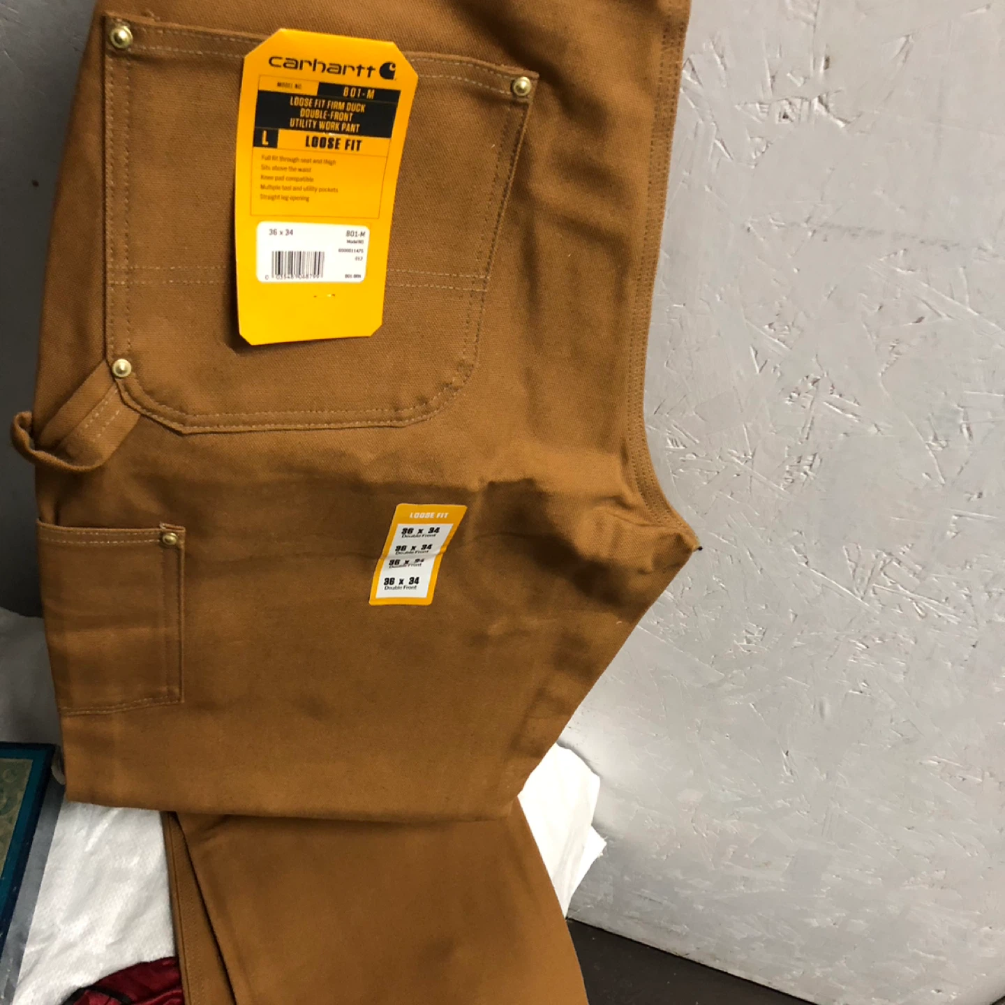 Carhartt B01-M Loose Fit Utility Work Pant 36x34