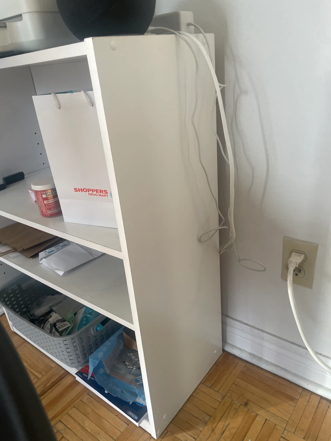 White Shelf Unit - MUST GO OUT BY MONDAY