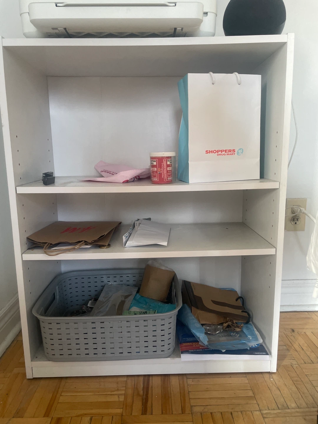White Shelf Unit - MUST GO OUT BY MONDAY - photo 2