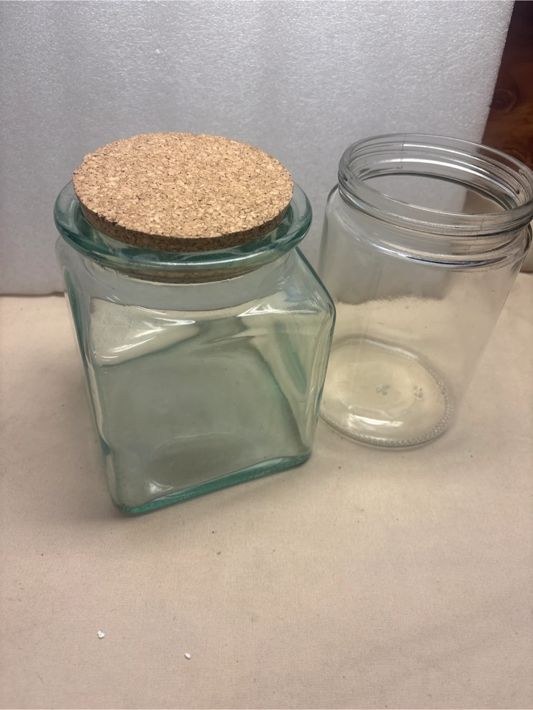 Glass Jars with Cork Lid