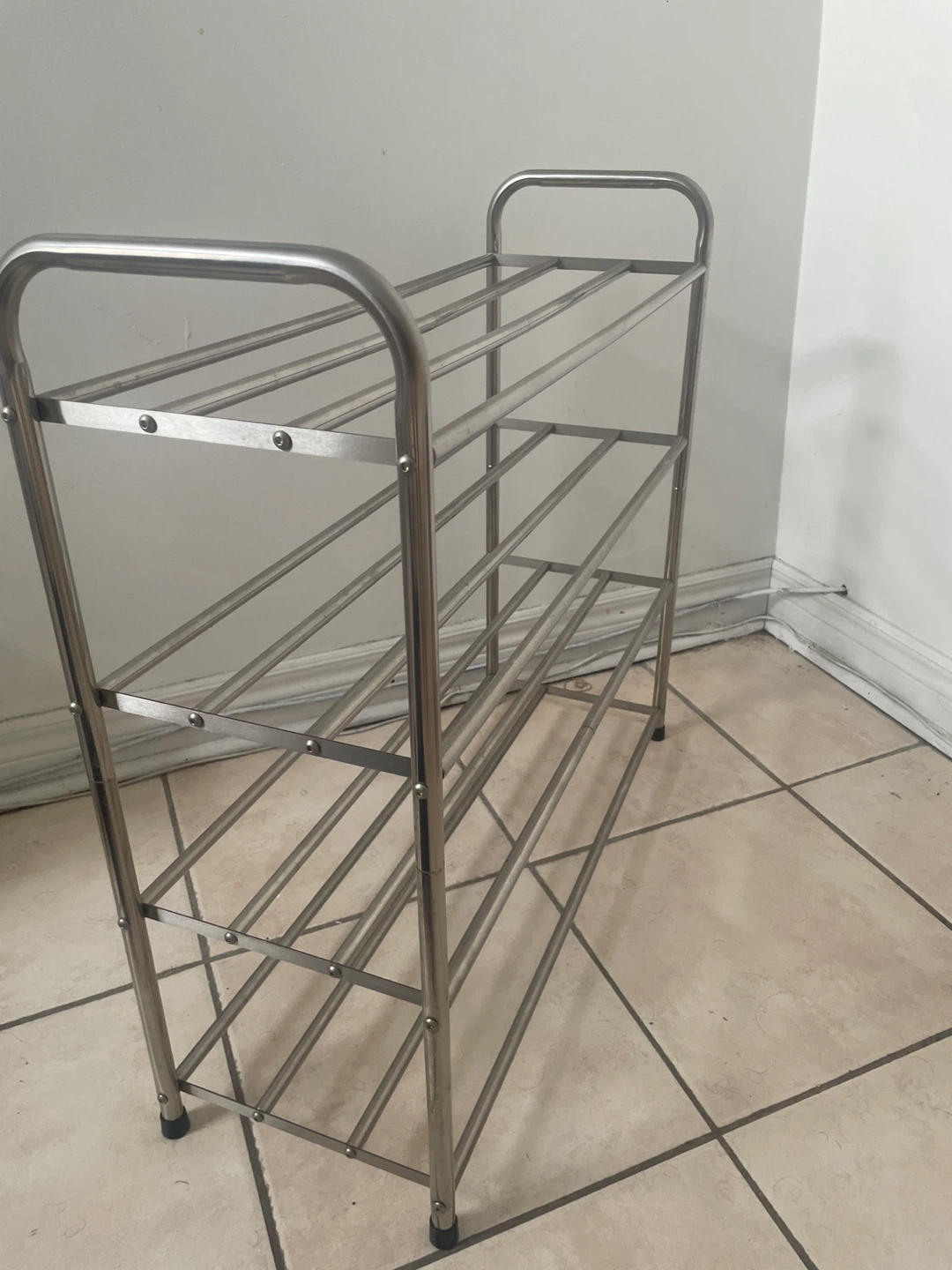 Metal Shoe Rack - Great Condition!