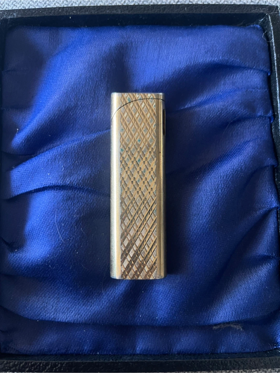 Vintage Colibri Gold-Tone Butane Lighter – Electric Start. WORKS