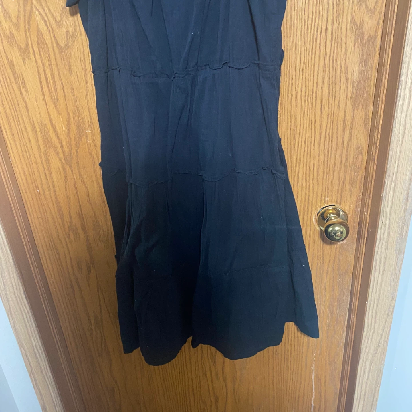 Really cute black tie up strap dress - photo 3